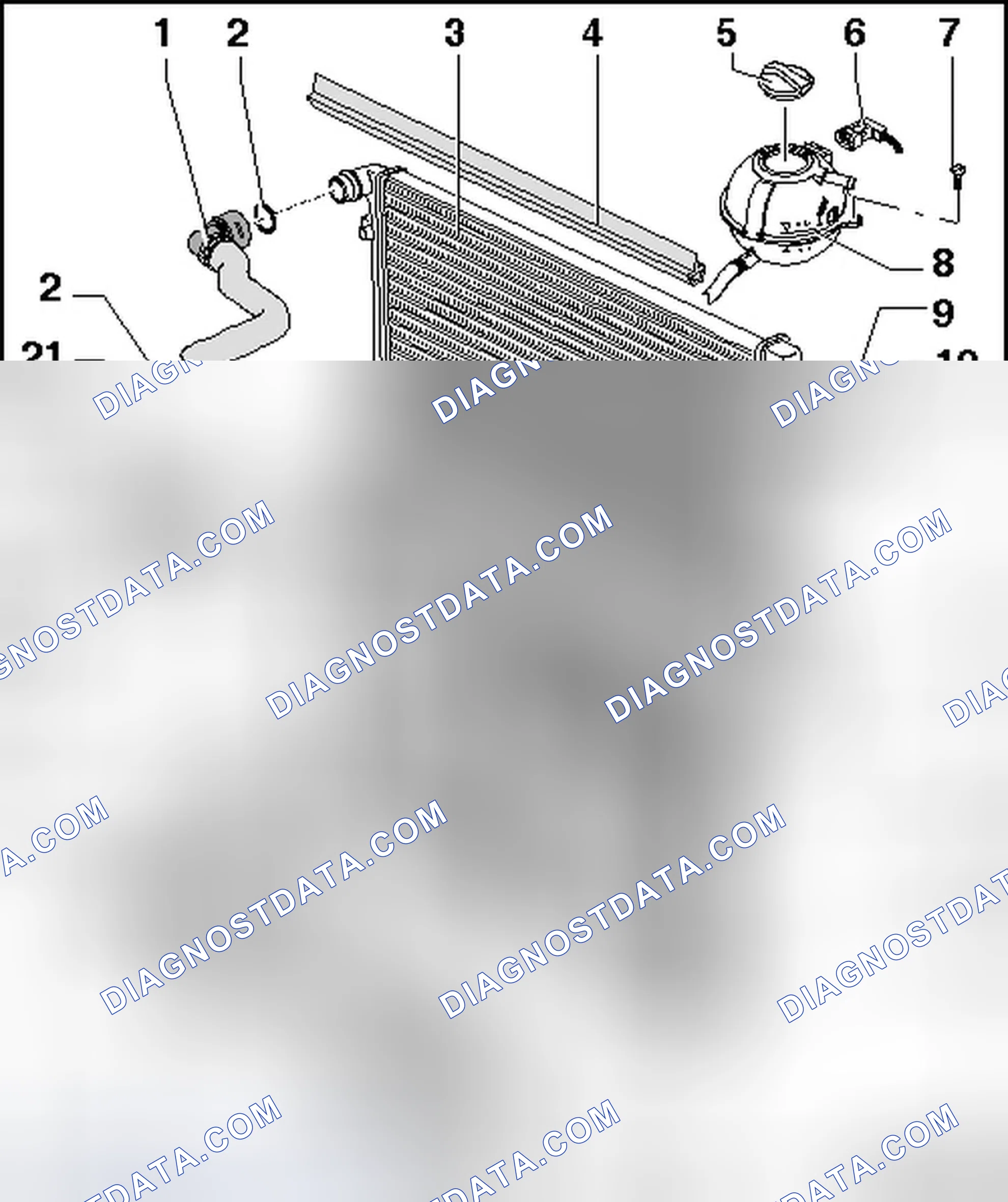 Scheme 27: COOLING SYSTEM OVERVIEW, BODY SIDE