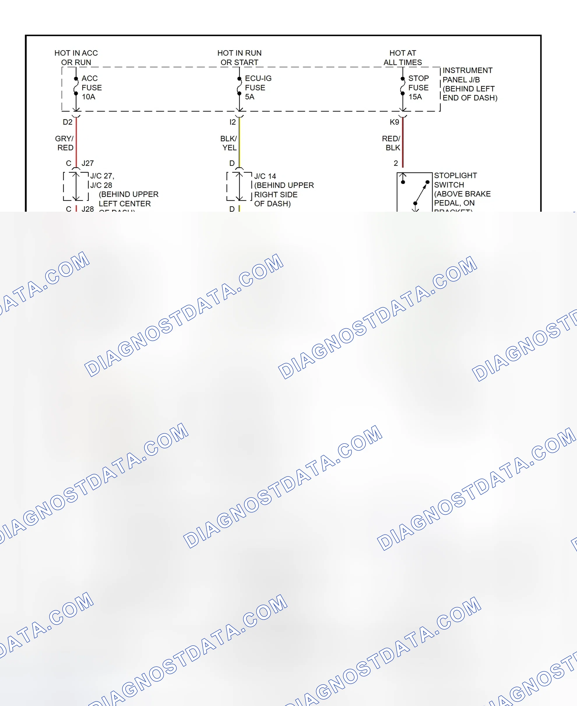 Scheme 325: Shift Interlock System Wiring Diagram (2002 - Toyota Prius)
