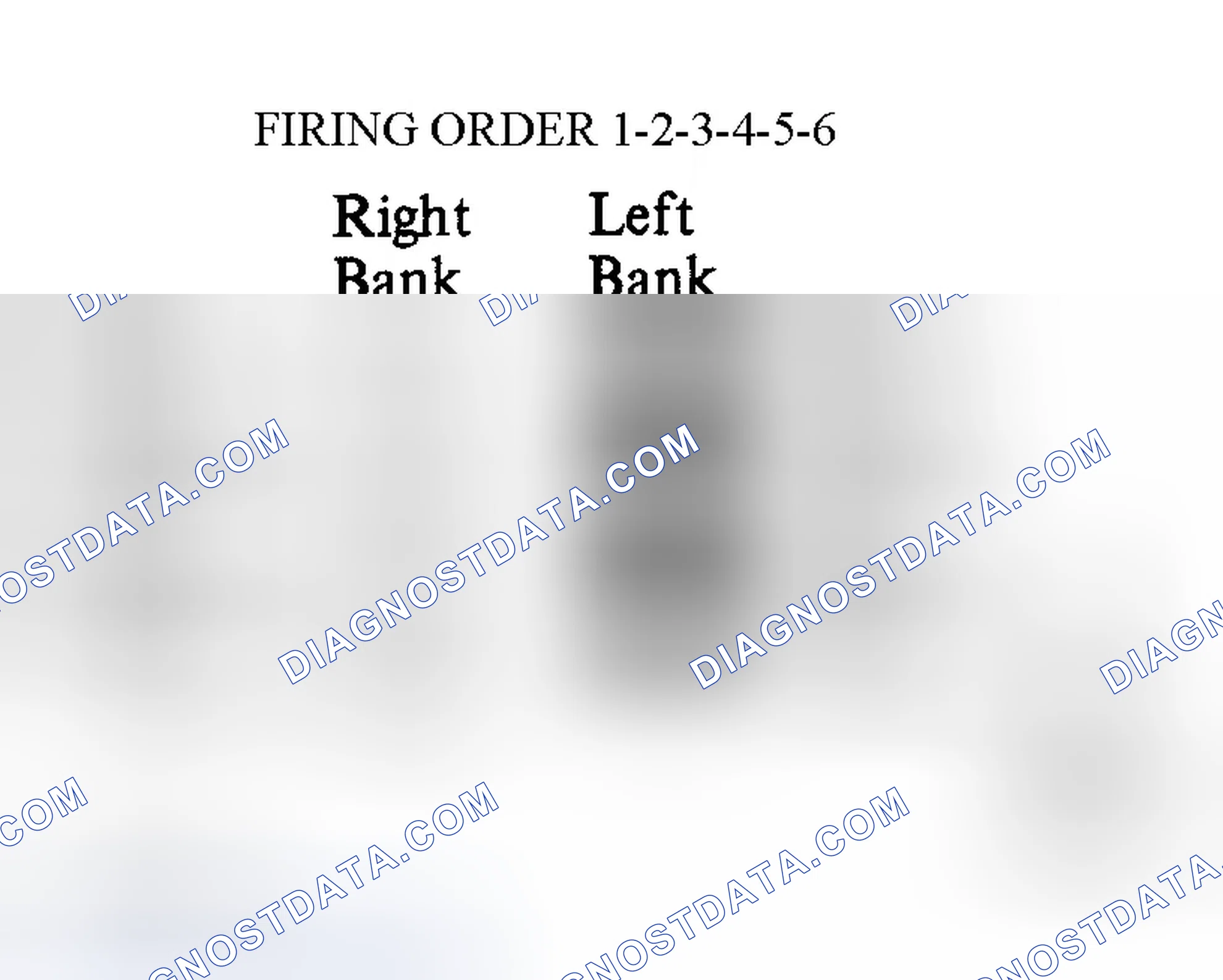 Scheme 3: Cylinder Numbering & Firing Order (Avalon 3.0L, Highlander 3.0L & Sienna 3.0L)