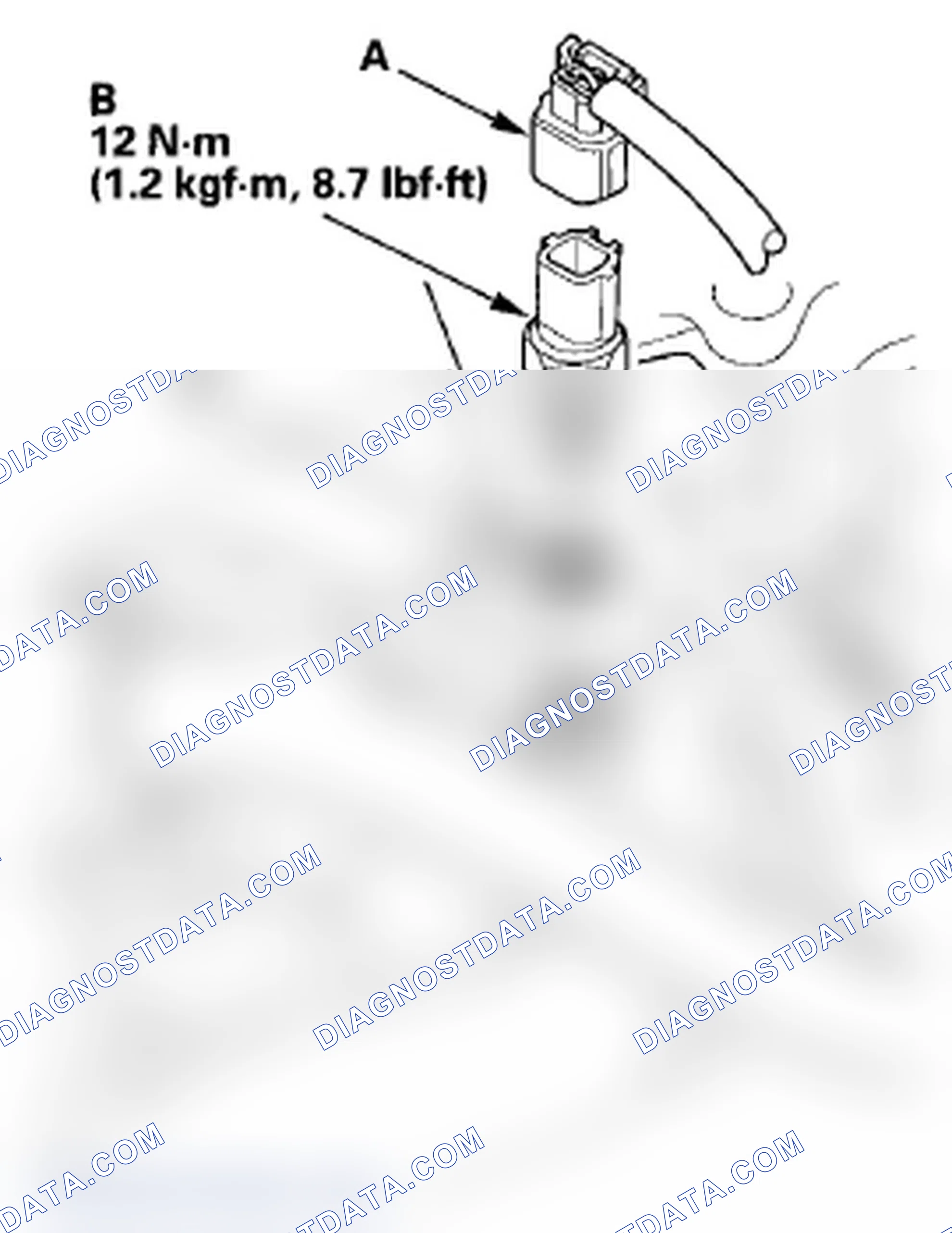 Scheme 190: ECT Sensor 1 Replacement