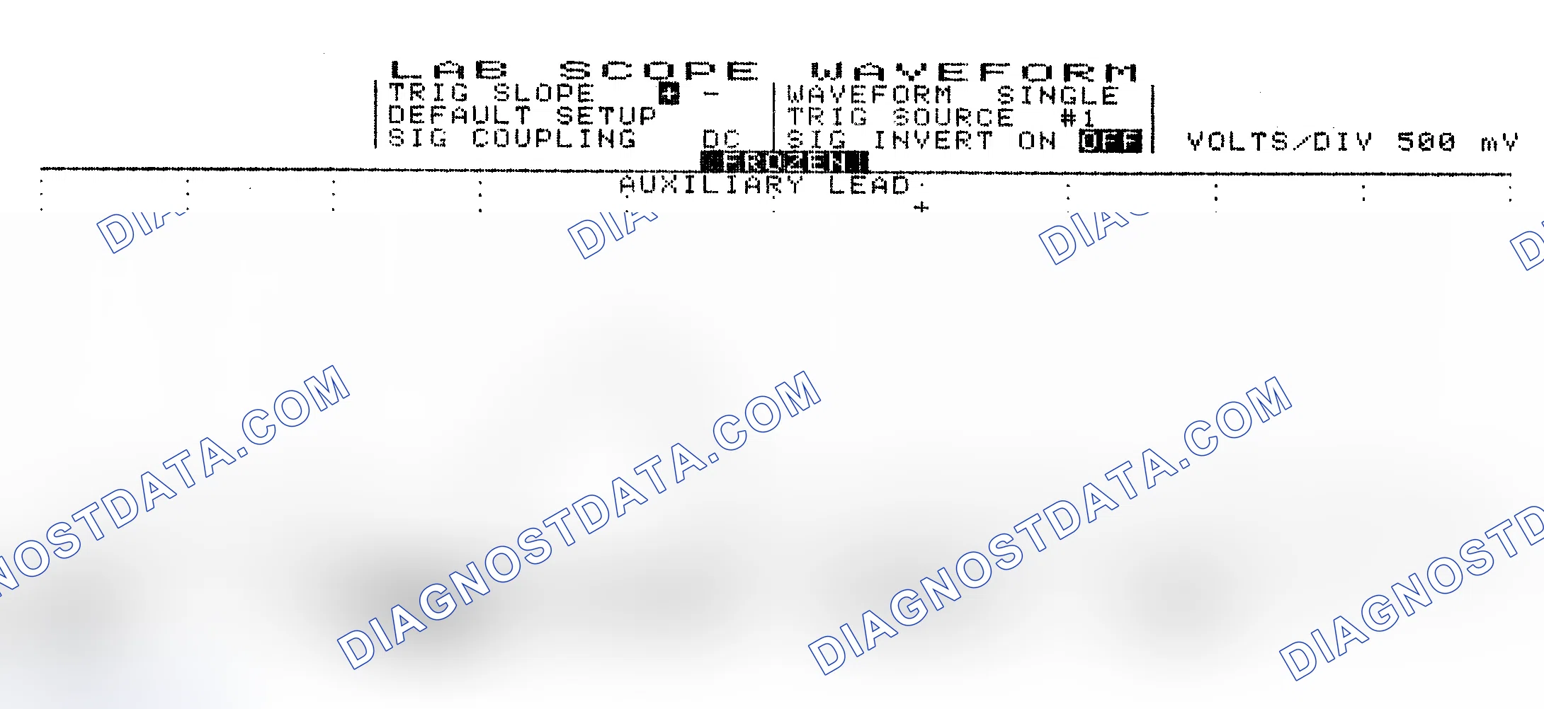 Scheme 10: Single Injector w/Excessive Current Flow - Current Pattern