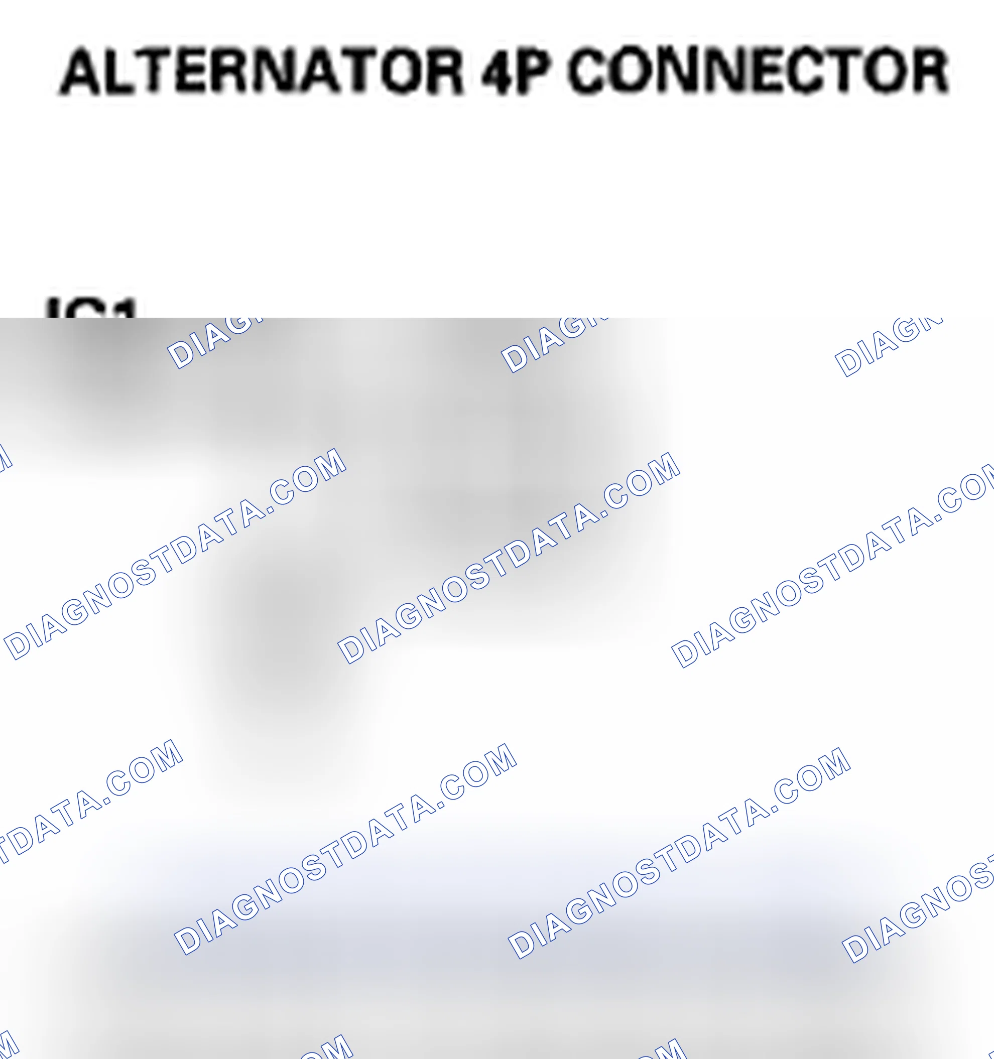 Scheme 83: DTC P16BC: Alternator FR Terminal Circuit/ IGP Circuit Low Voltage