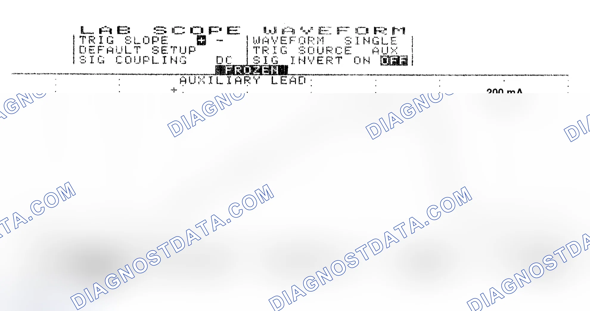 Scheme 13: Single Injector w/Normal Current Flow - Current Pattern