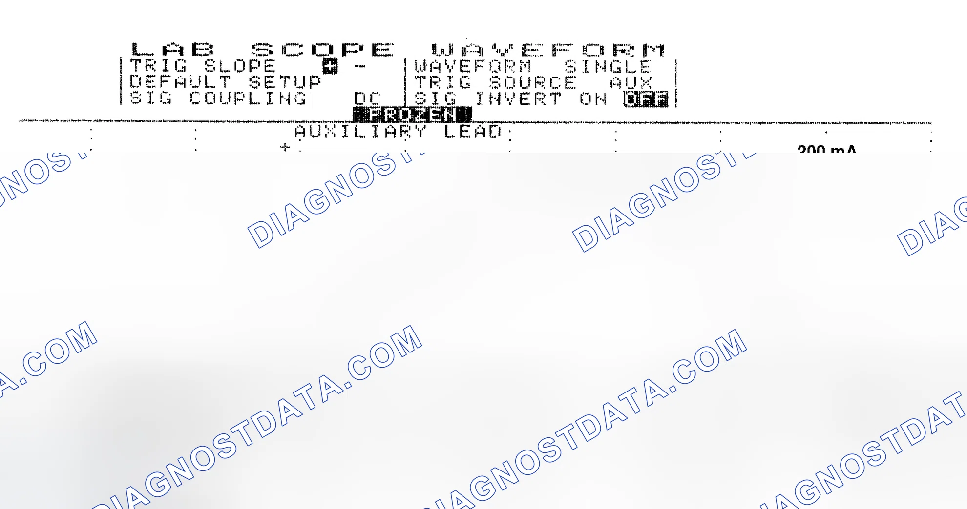 Scheme 13: Single Injector w/Normal Current Flow - Current Pattern