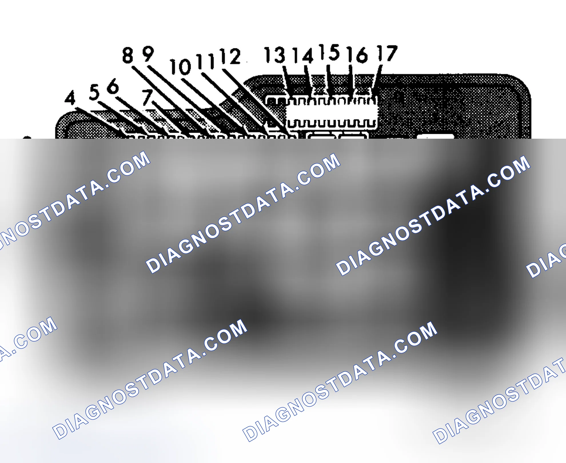 Scheme 1: ENGINE COMPARTMENT FUSE PANEL IDENTIFICATION - 1993-94
