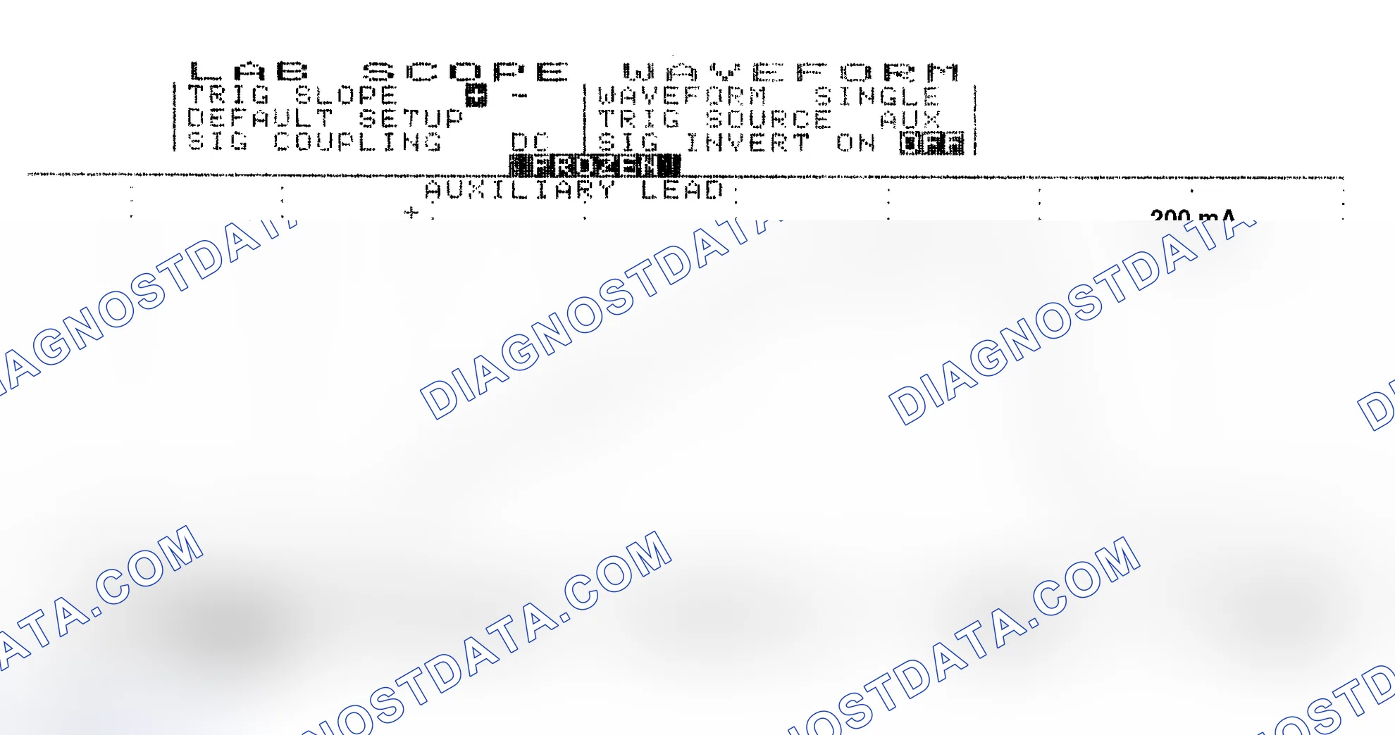 Scheme 13: Single Injector w/Normal Current Flow - Current Pattern