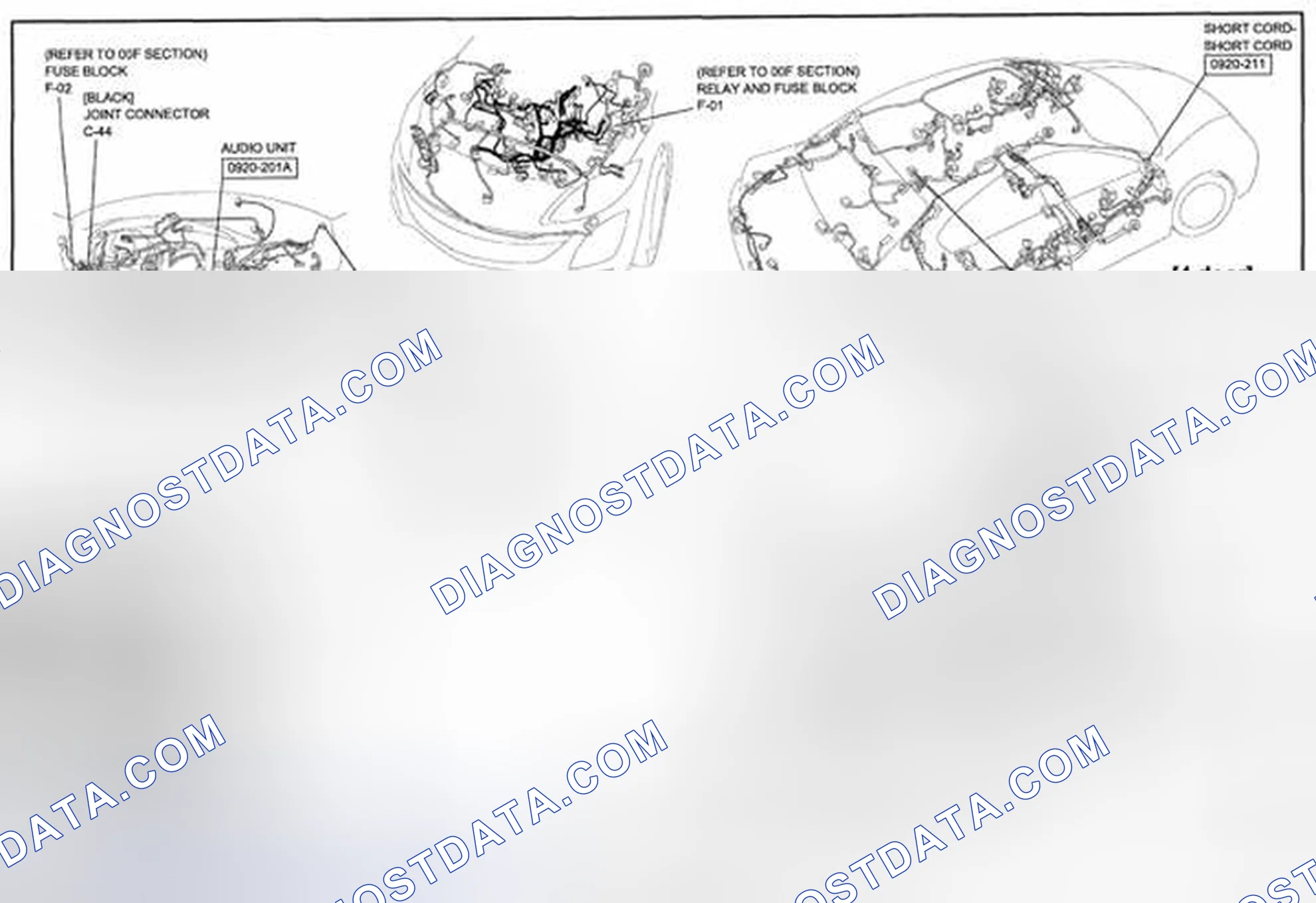 Scheme 341: Audio System (Without Bose® Type Audio) Wiring Diagram - 0920-2a (2 Of 2)