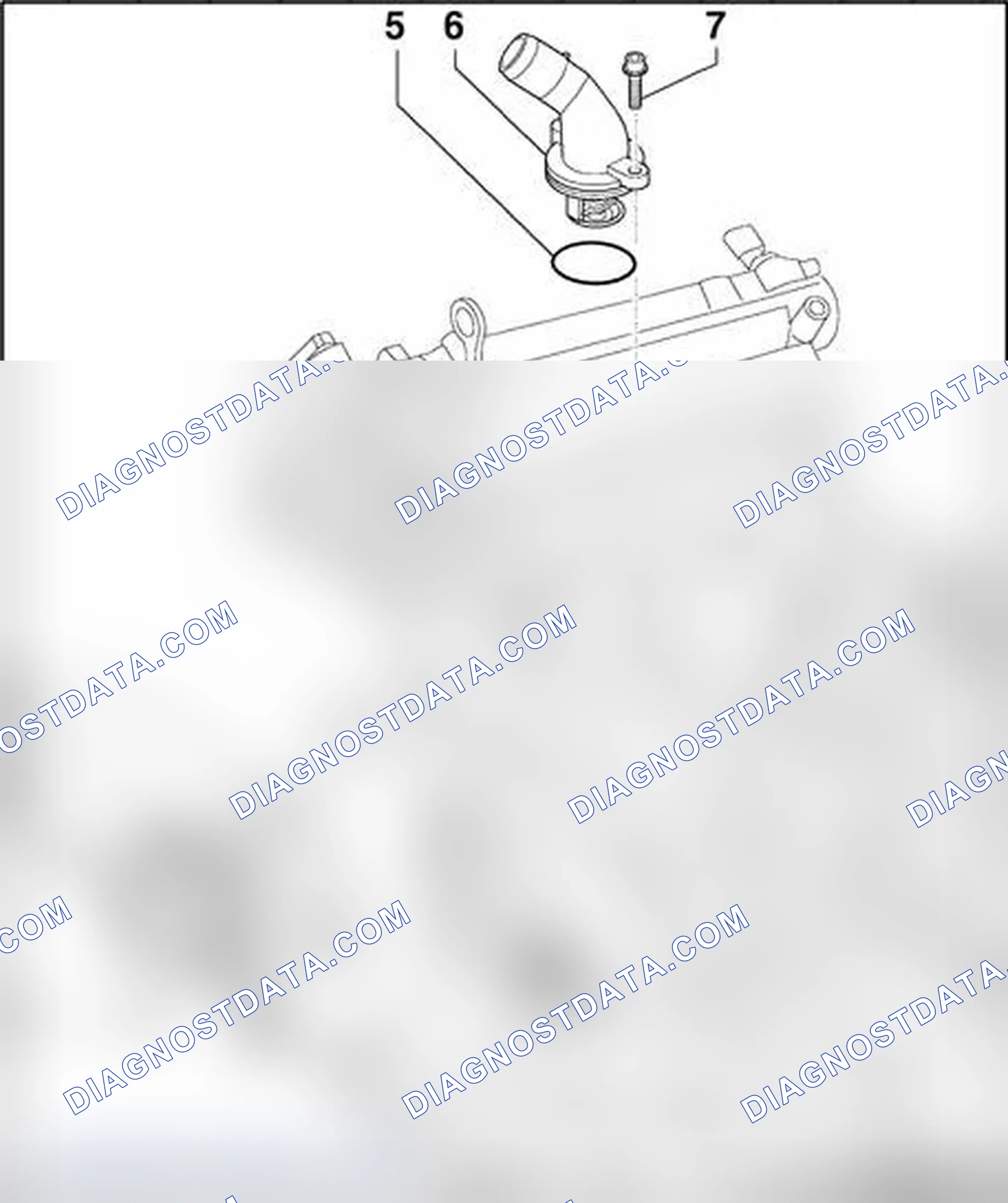 Scheme 280: Coolant pump and coolant regulator