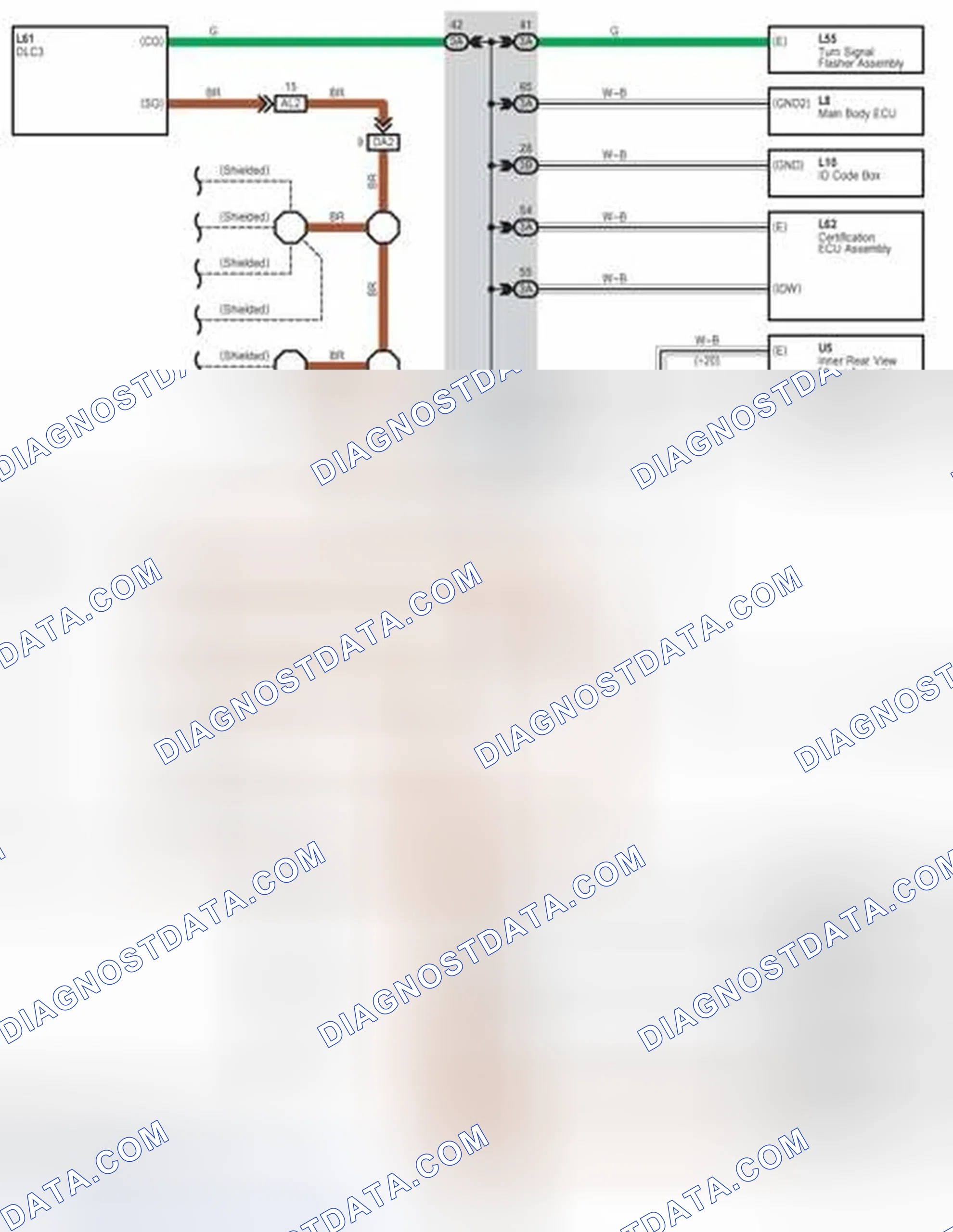 Scheme 605: Ground Point Electrical Wiring Diagram (3 Of 8)
