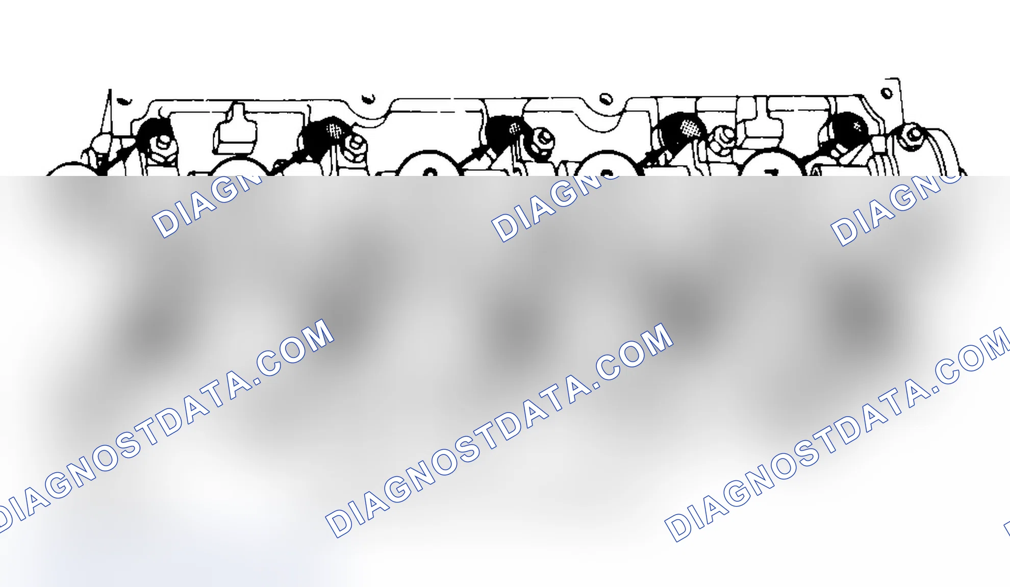 Scheme 7: Typical Cylinder Head Tightening or Loosening Sequence