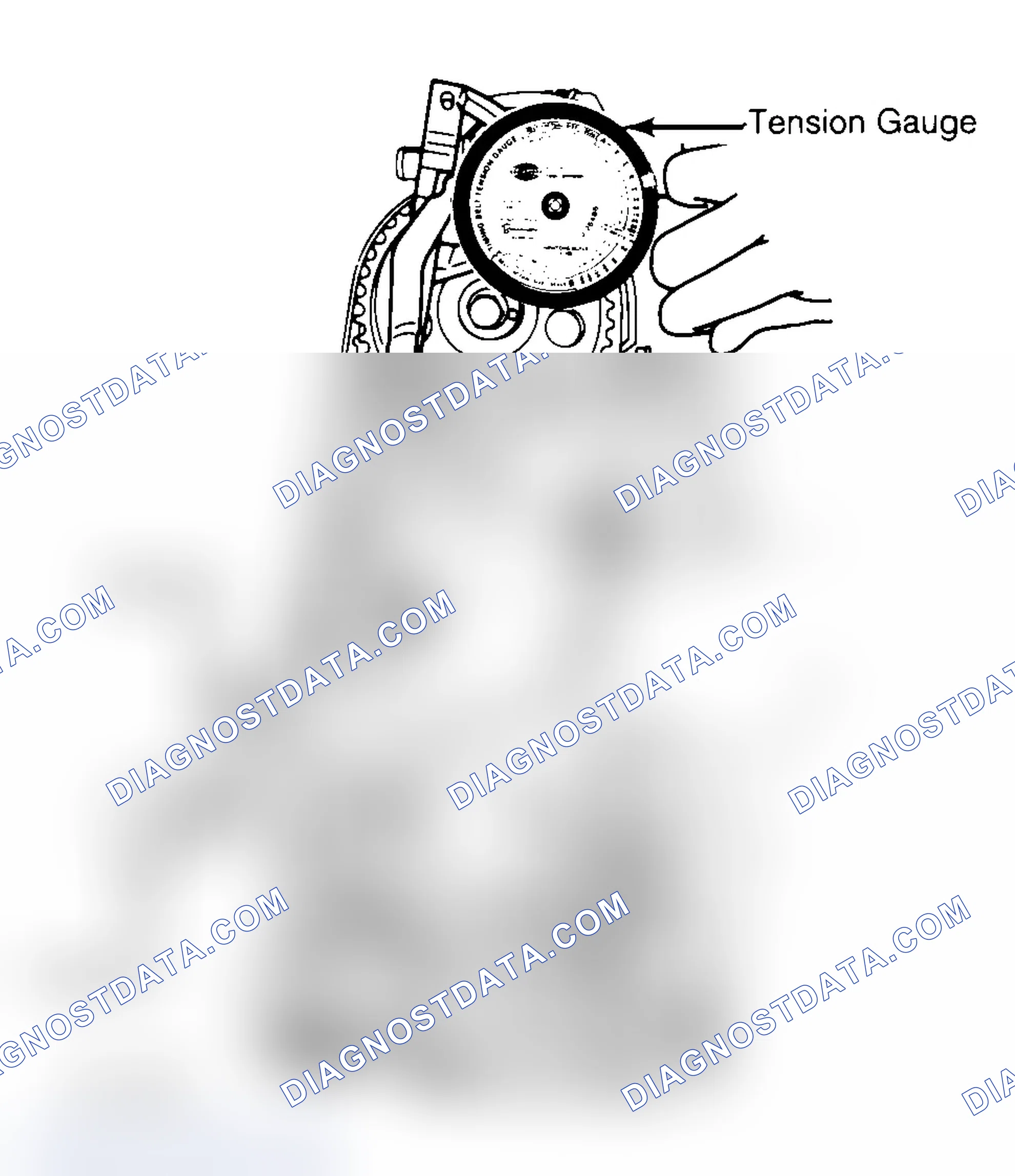 Scheme 28: Adjusting Typical Timing Belt Tension