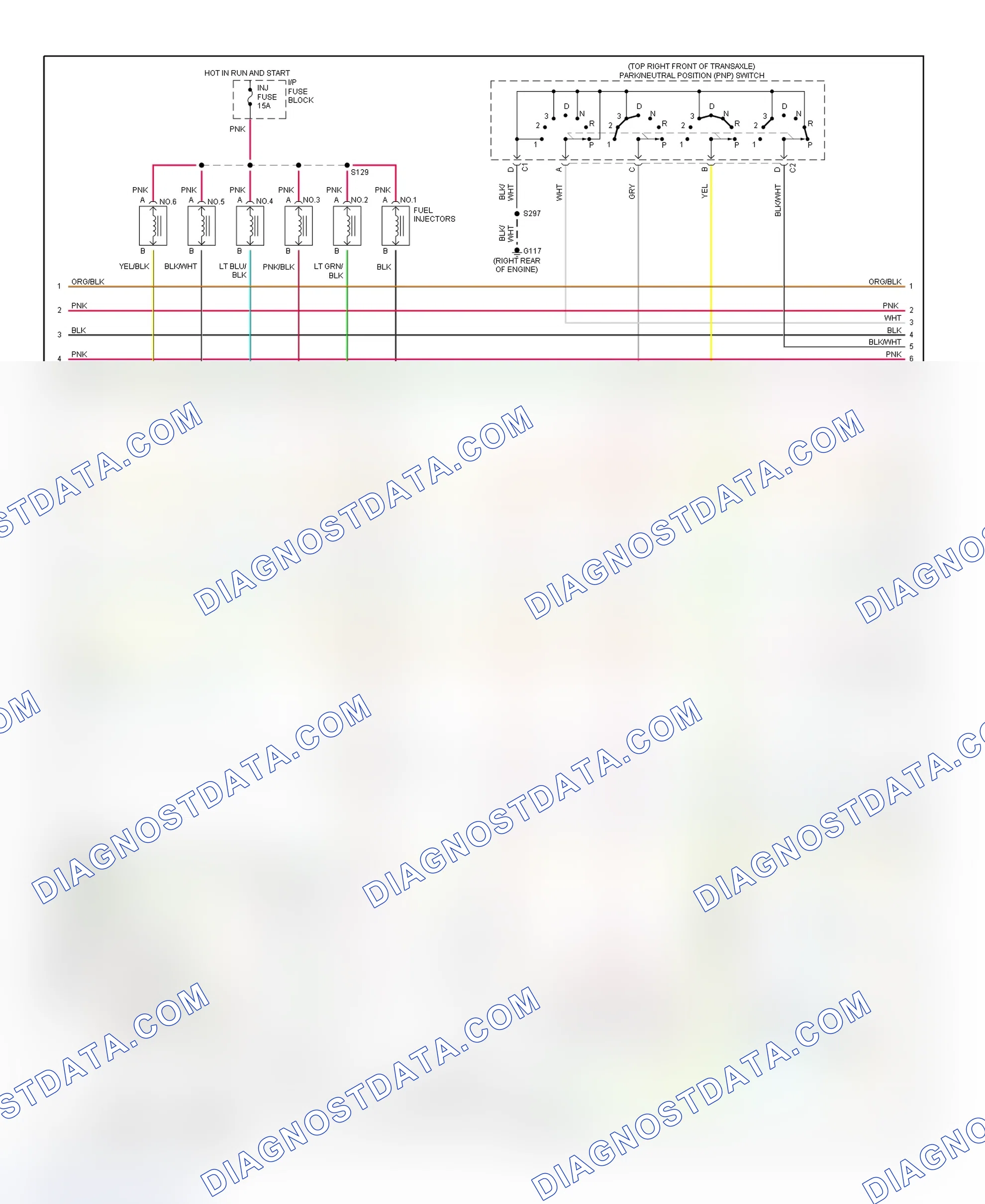 Scheme 165: PCM Wiring Diagram (Riviera - 3.8L - 2 Of 4)