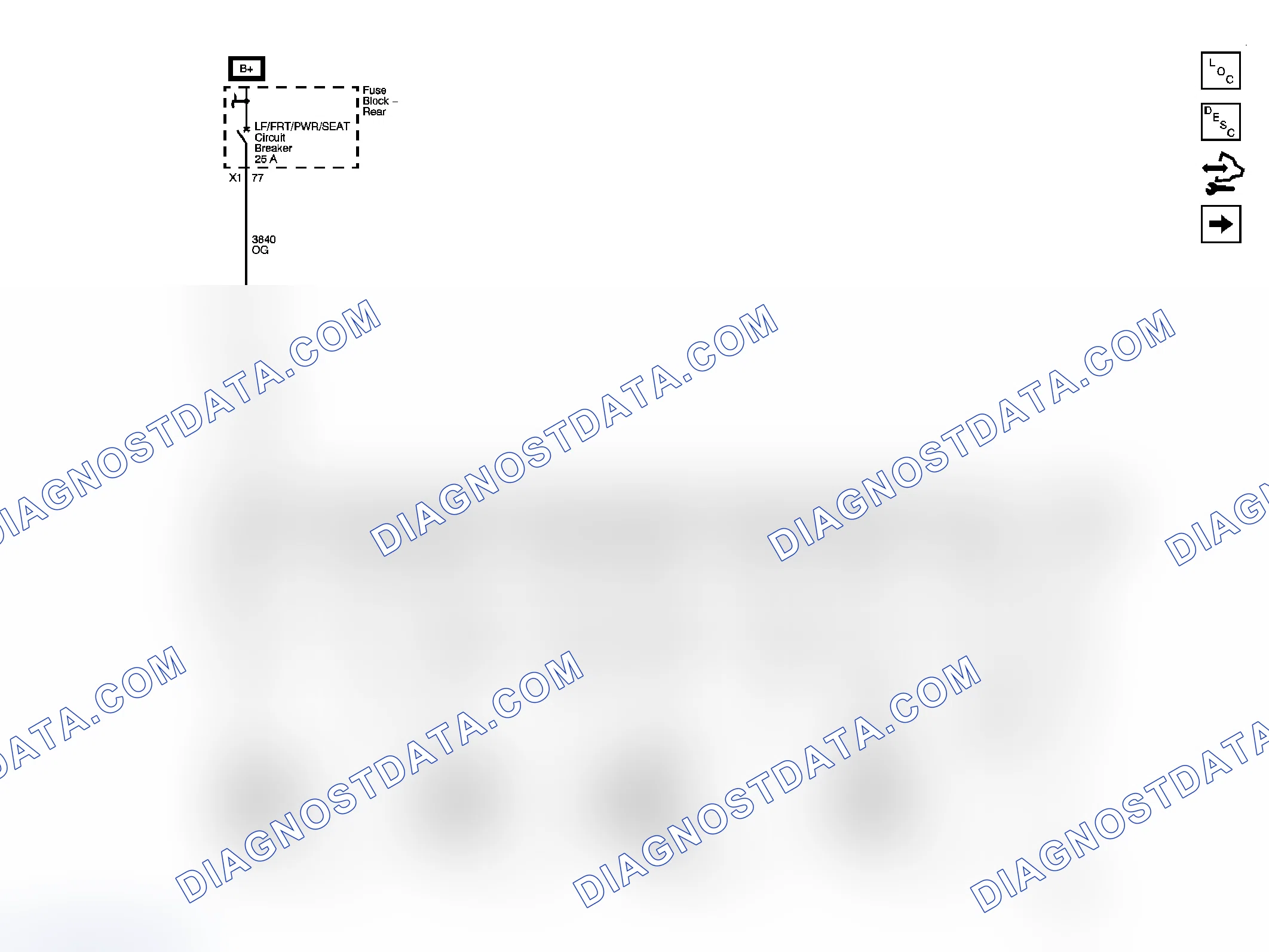Scheme 69: Driver Seat Schematics