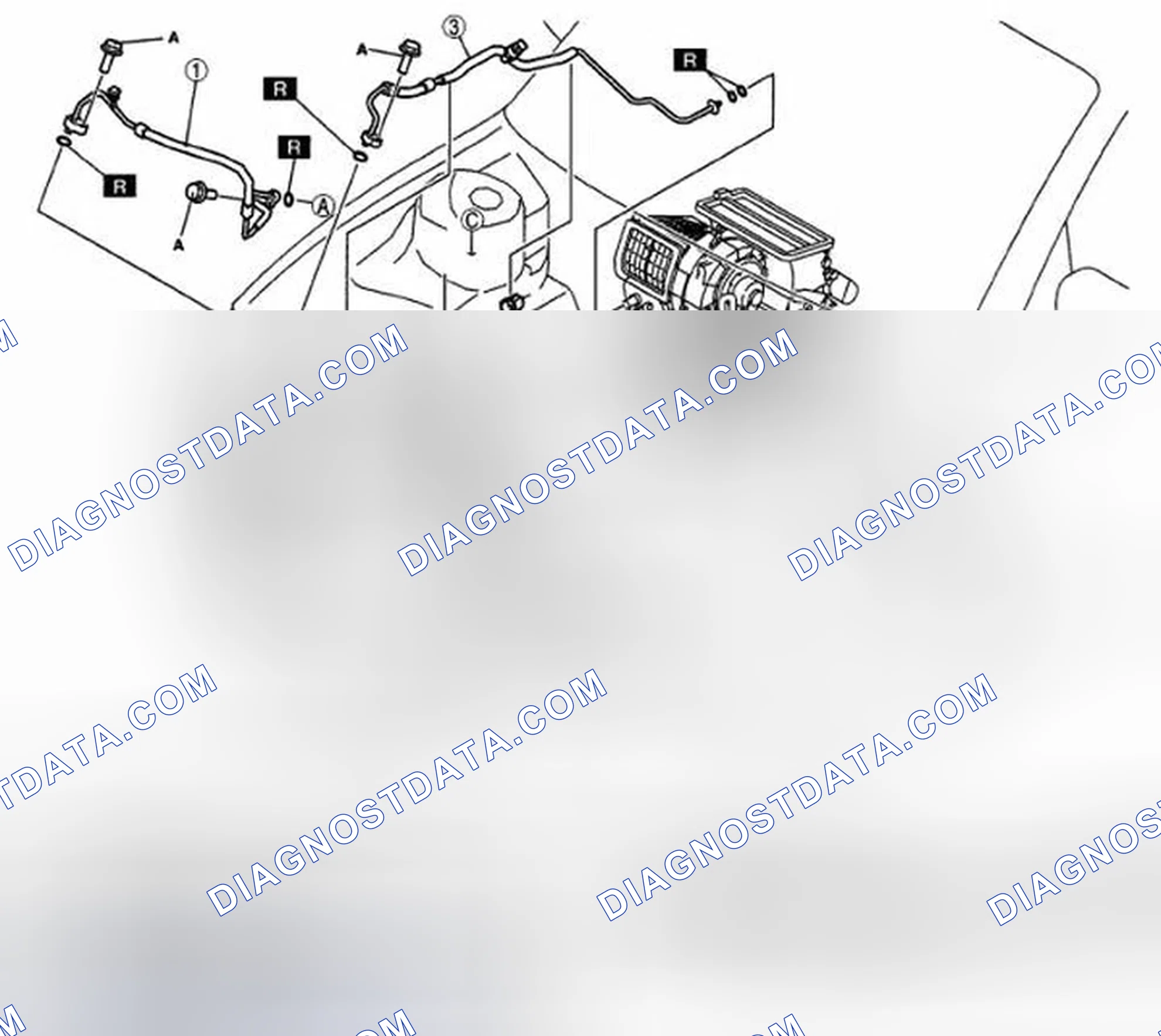 Scheme 110: REFRIGERANT LINES REMOVAL/INSTALLATION [L3 WITH TC]
