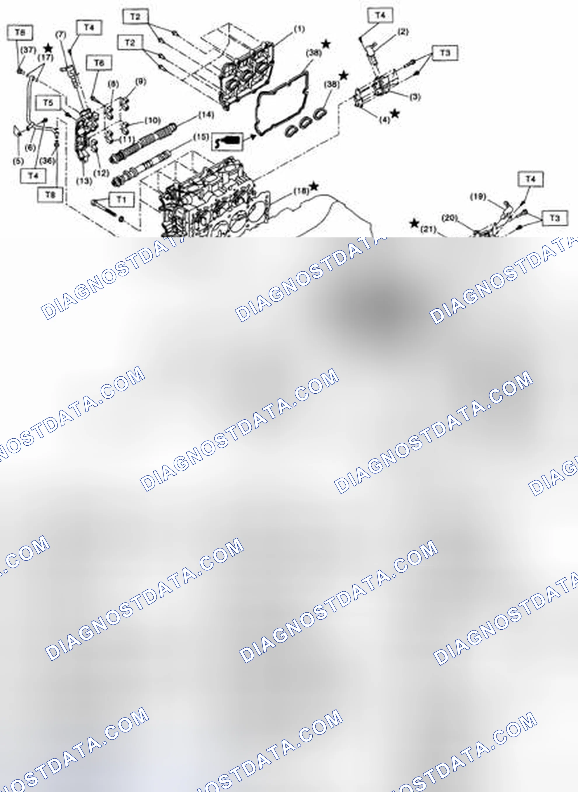 Scheme 490: CYLINDER HEAD AND CAMSHAFT