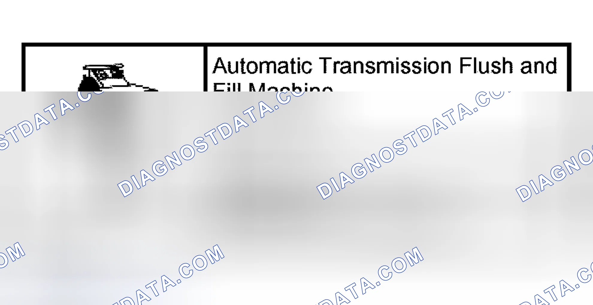 Scheme 597: Transmission Fluid Drain and Refill