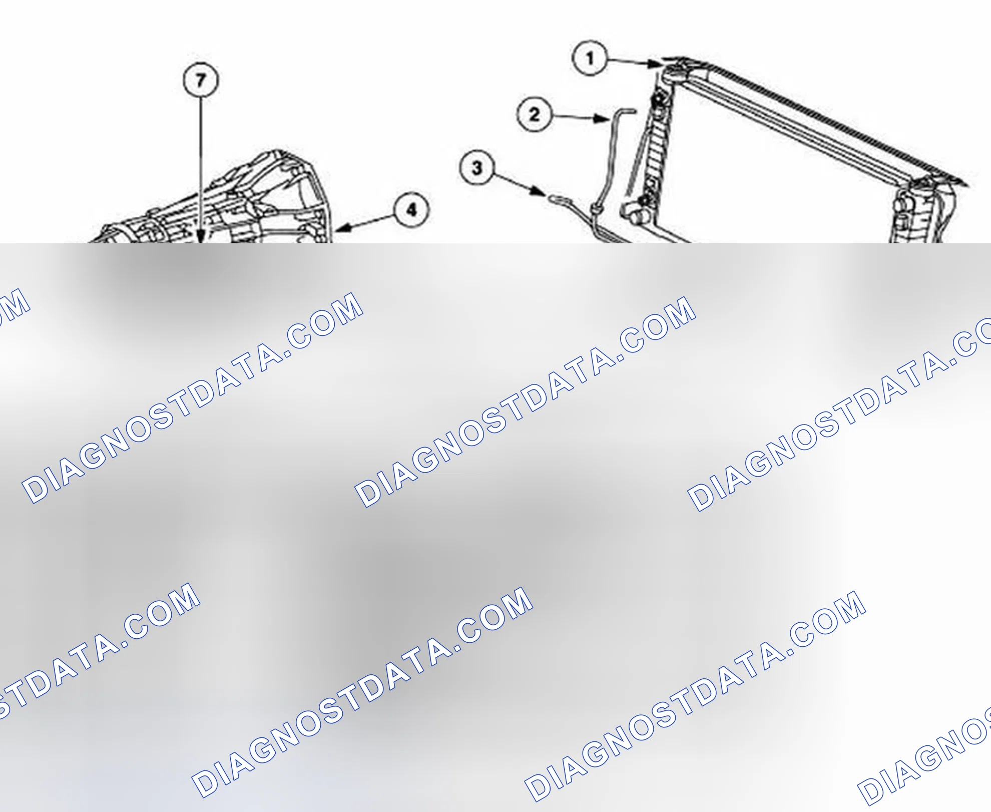Scheme 456: 4R100 Transmission Without Auxiliary Transmission Fluid Cooler