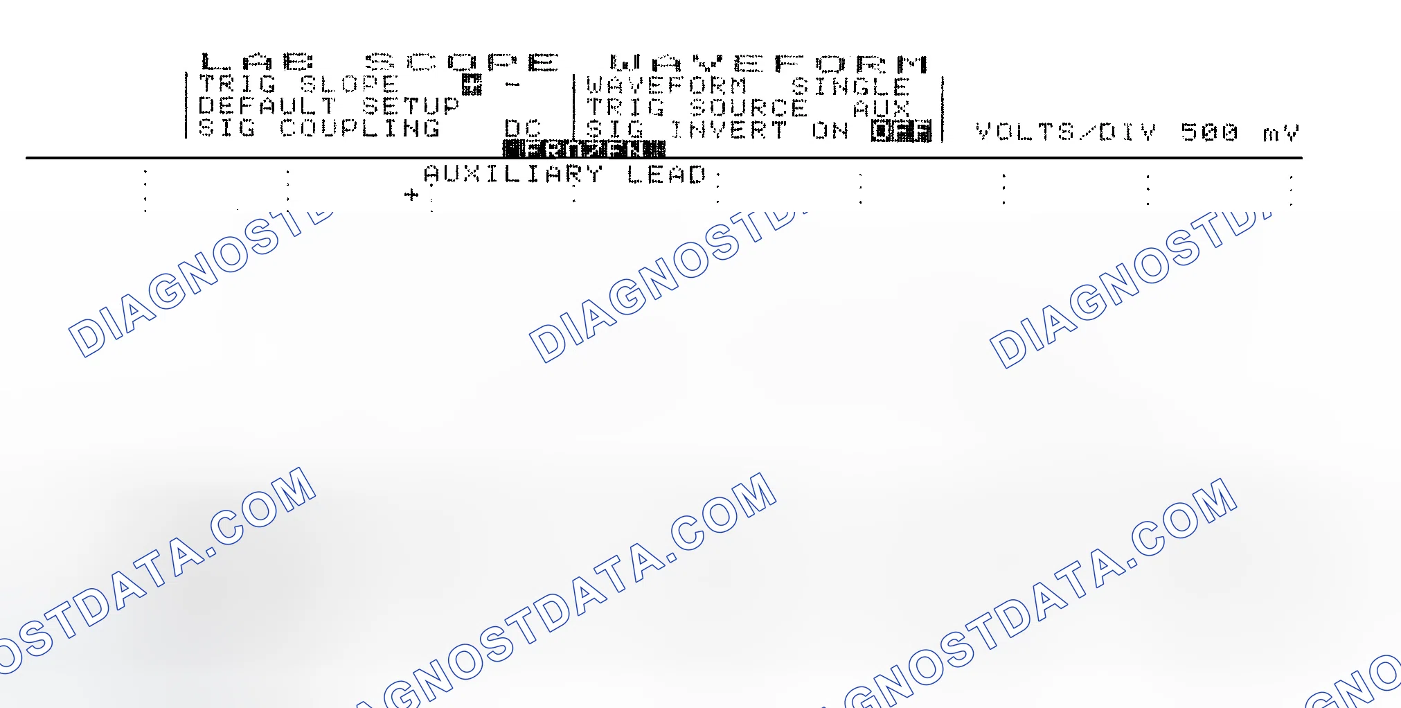 Scheme 14: Single Injector w/Excessive Current Flow - Current Pattern