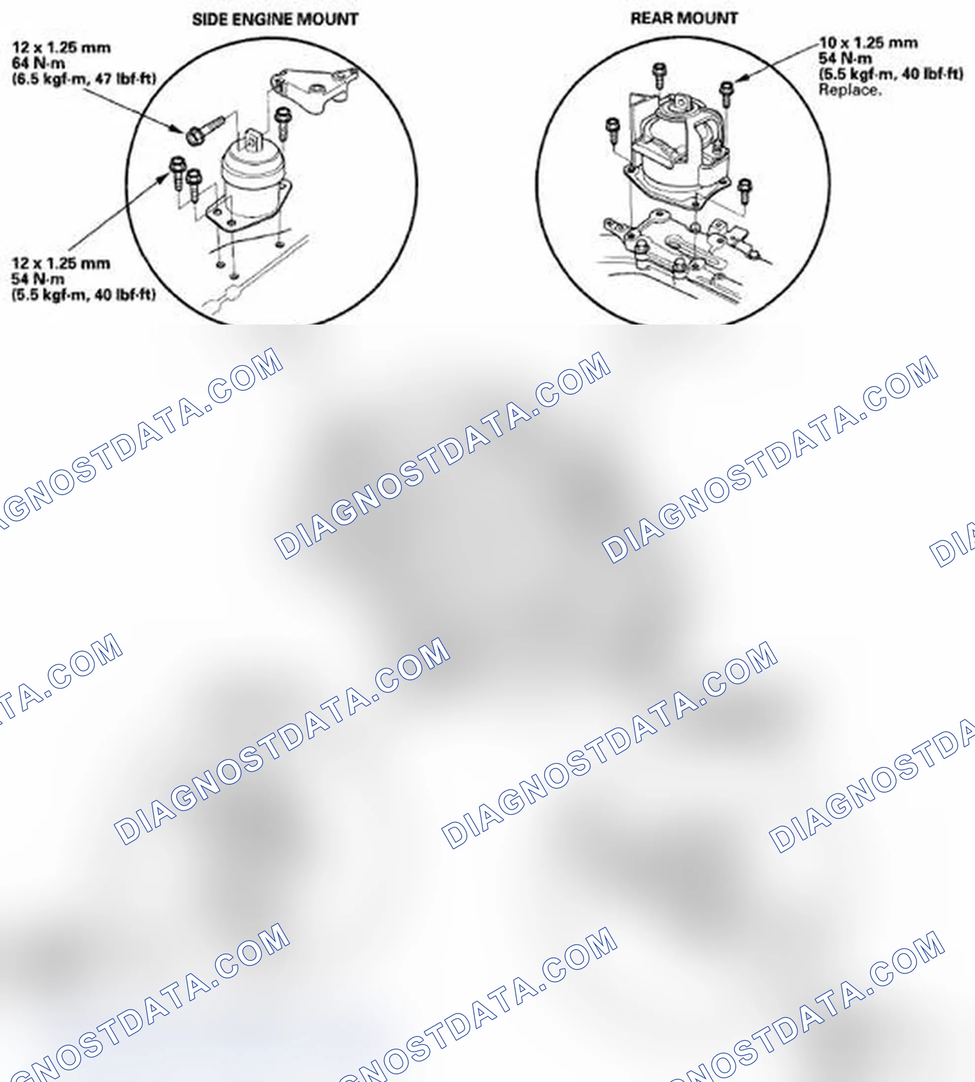 Scheme 247: Engine Mount Replacement