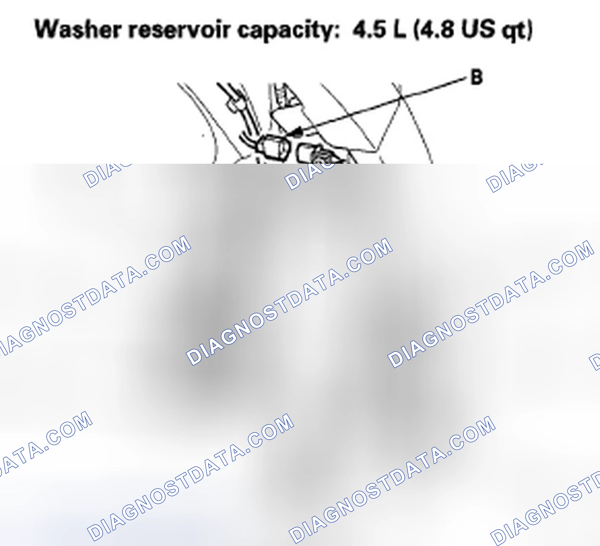 Scheme 29: Washer Reservoir Replacement