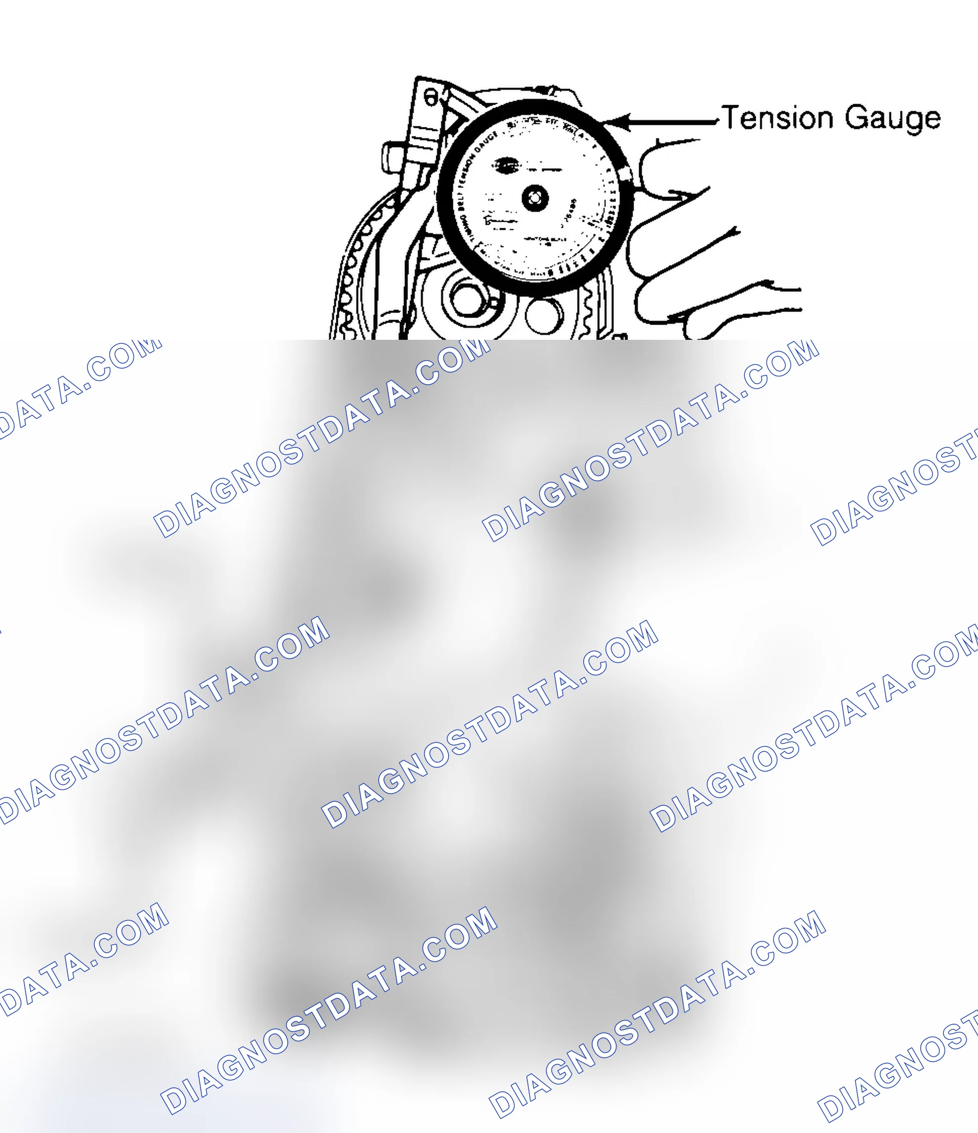 Scheme 28: Adjusting Typical Timing Belt Tension