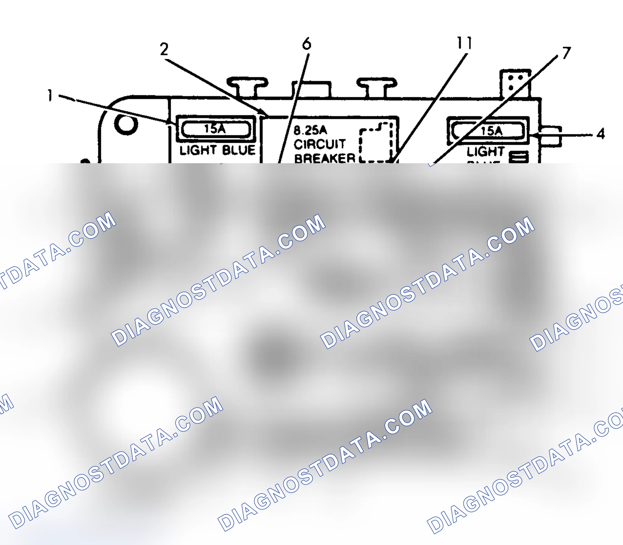 Scheme 4: FUSE PANEL IDENTIFICATION (1991-92 LINCOLN TOWN CAR)