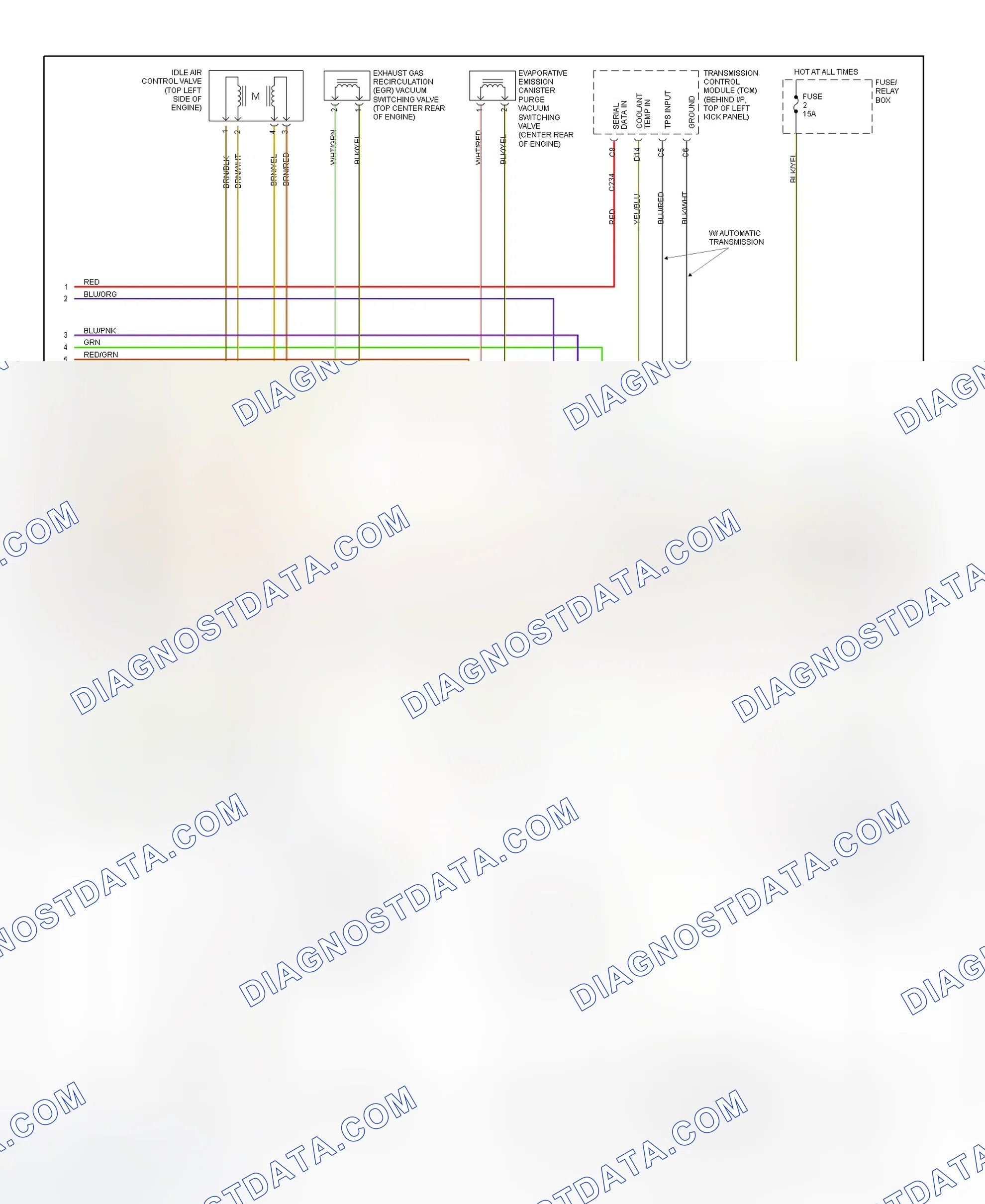 Scheme 117: Wiring Diagram (2 Of 3)