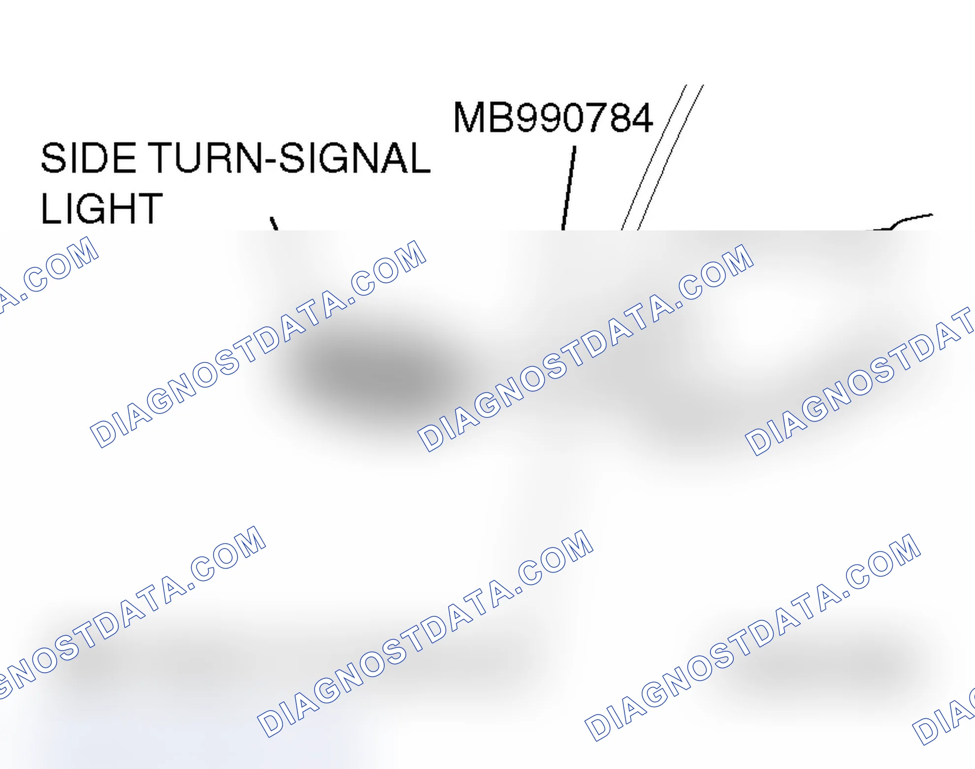 Scheme 330: << A >> SIDE TURN-SIGNAL LIGHT REMOVAL