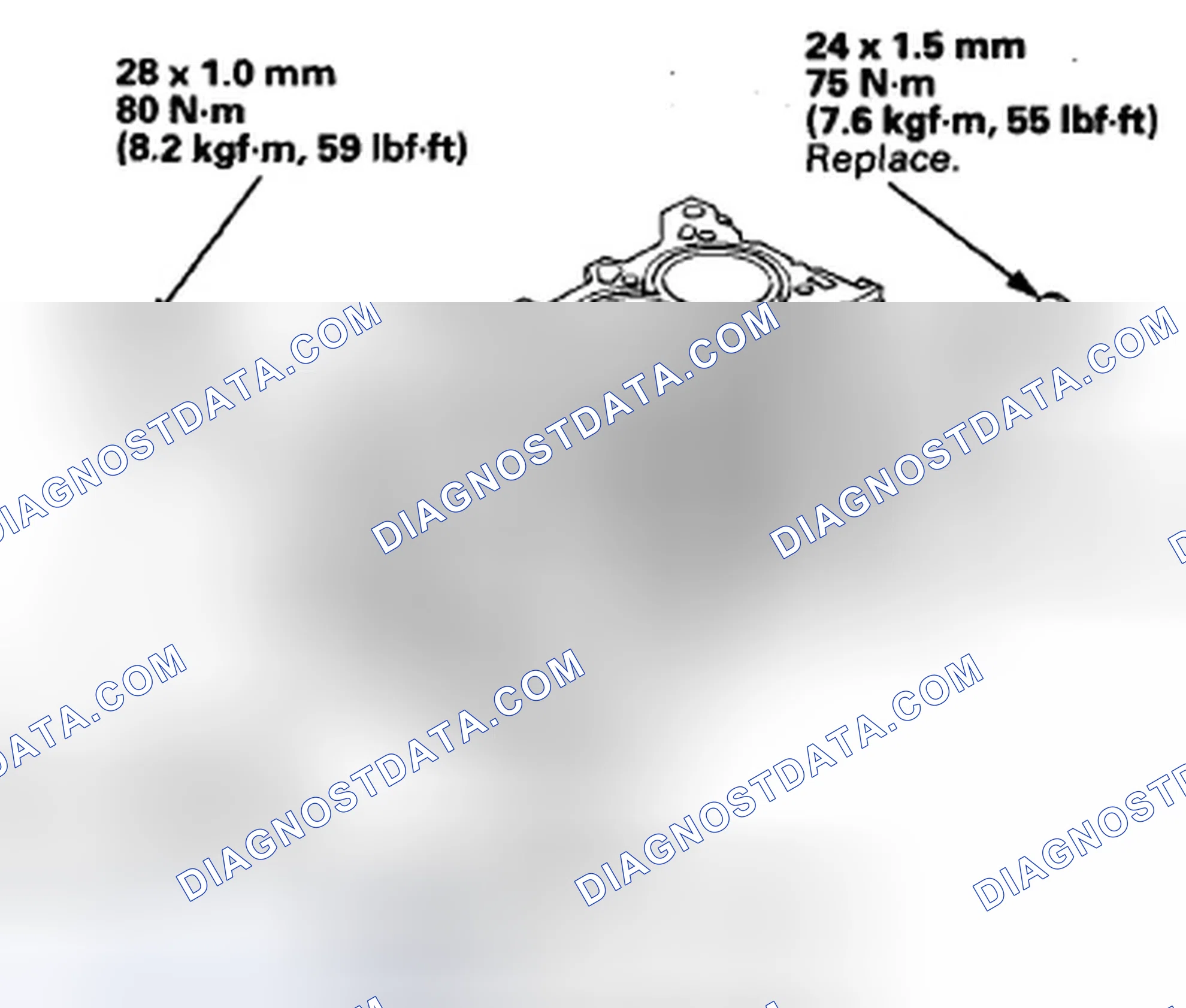 Scheme 267: Drain Bolt/Sealing Bolt Installation