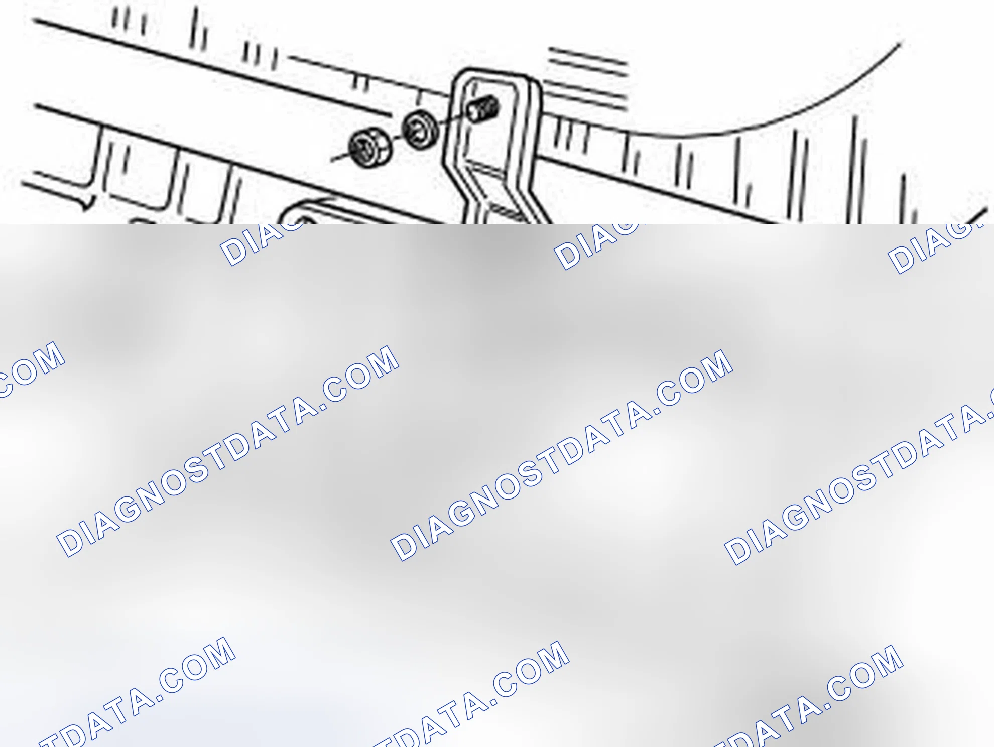 Scheme 923: Applies to cars with five cylinder engines and a stay for the turbo unit