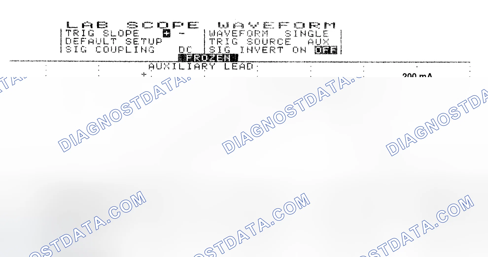 Scheme 13: Single Injector w/Normal Current Flow - Current Pattern