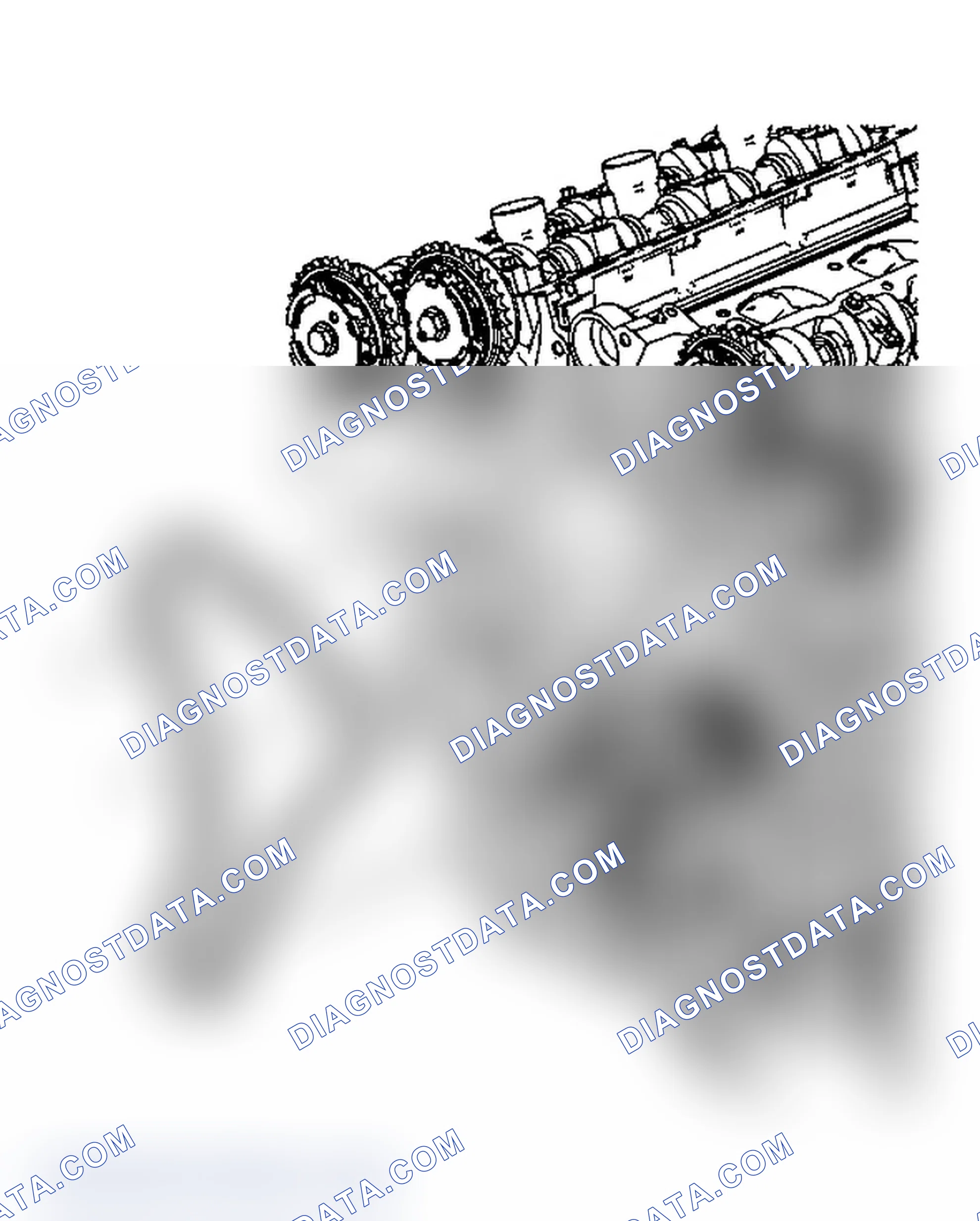 Scheme 3: Secondary Camshaft Drive Chain Removal - Left