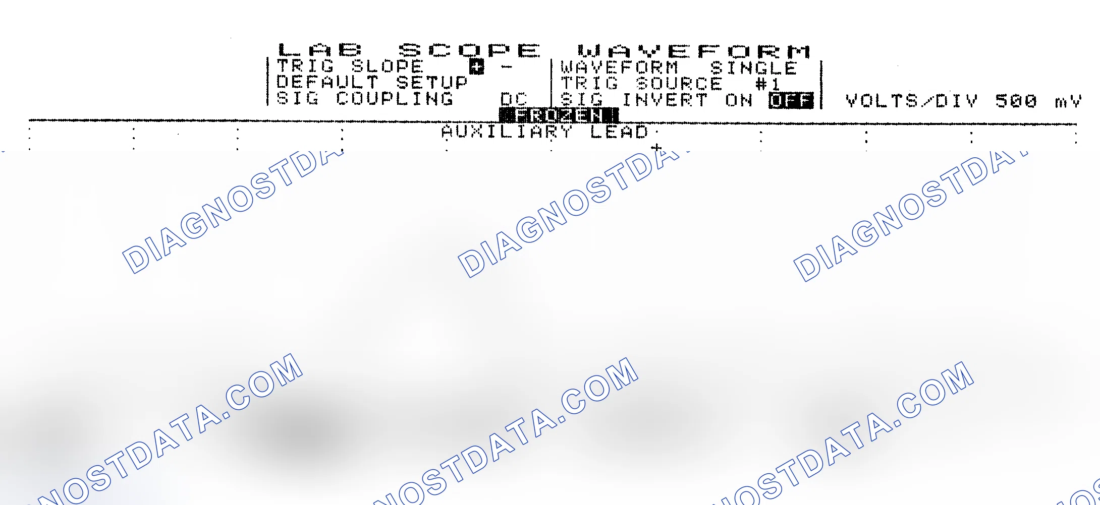 Scheme 10: Single Injector w/Excessive Current Flow - Current Pattern