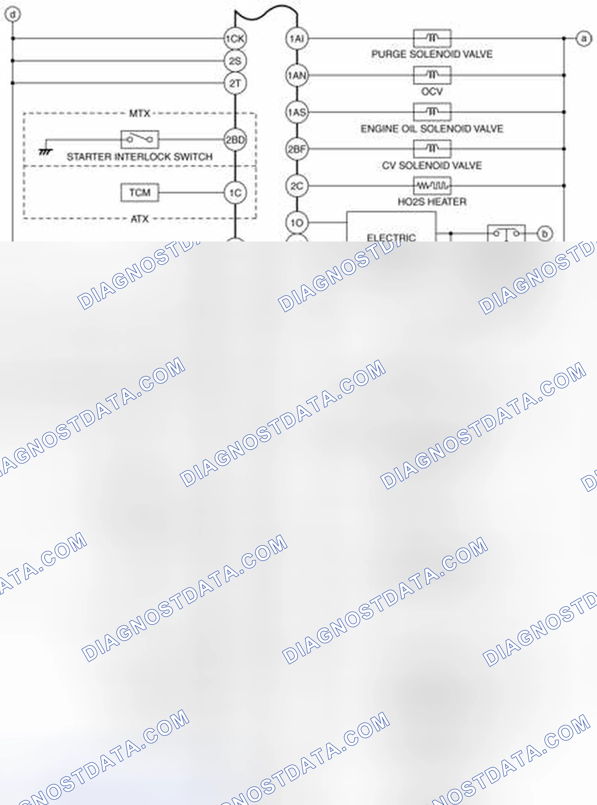 Scheme 176: Engine Control System Wiring Diagram (2 Of 3)
