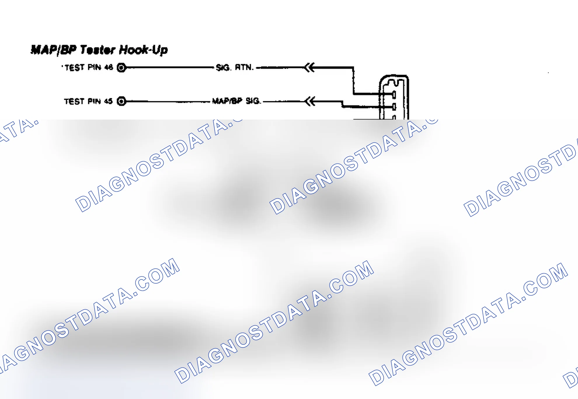 Scheme 51: TEST B6 - MANIFOLD ABSOLUTE PRESSURE/BAROMETRIC PRESSURE (MAP/BP) SENSOR