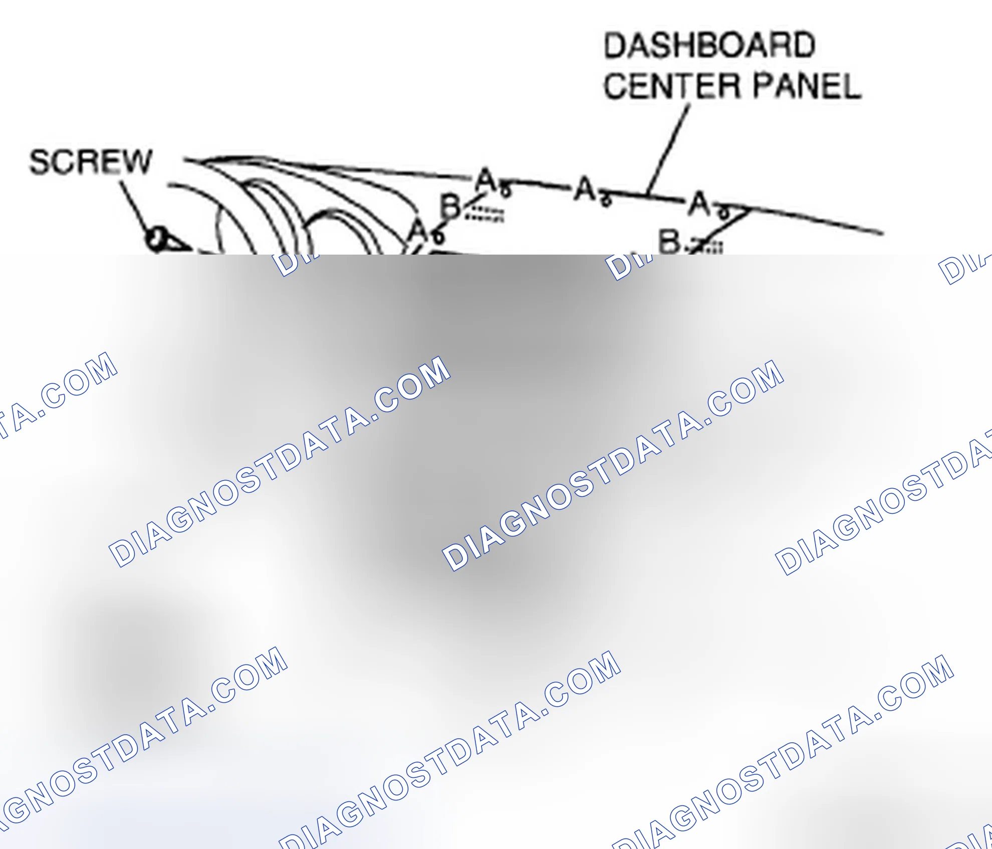 Scheme 83: DASHBOARD CENTER PANEL REMOVAL/INSTALLATION