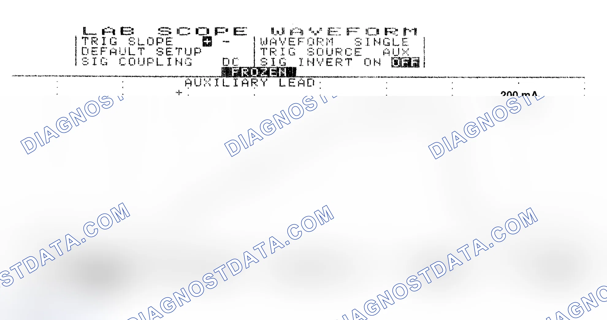 Scheme 13: Single Injector w/Normal Current Flow - Current Pattern