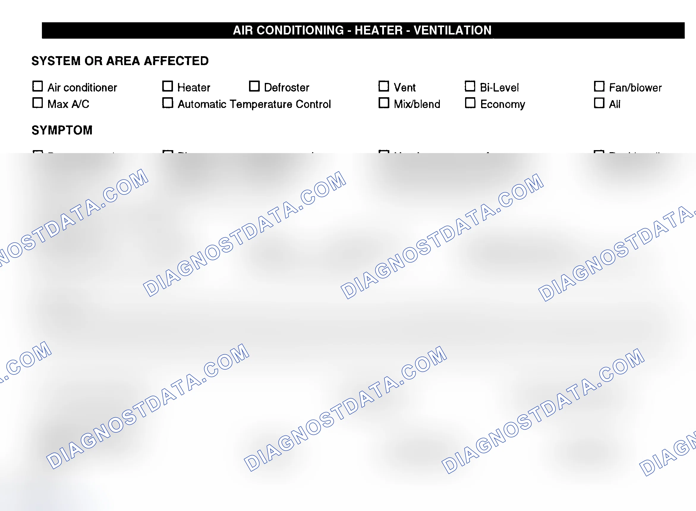 Scheme 8: Air Conditioning, Heater & Ventilation