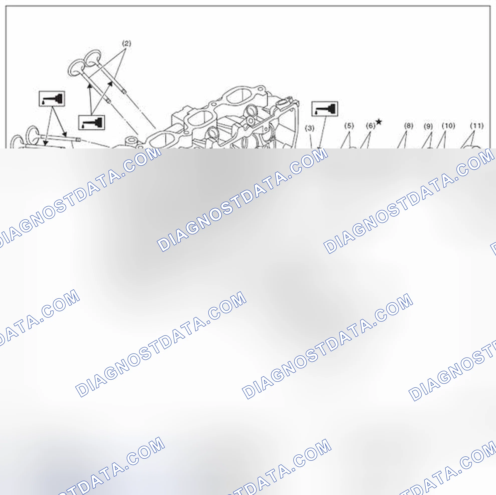Scheme 473: CYLINDER HEAD AND VALVE ASSEMBLY