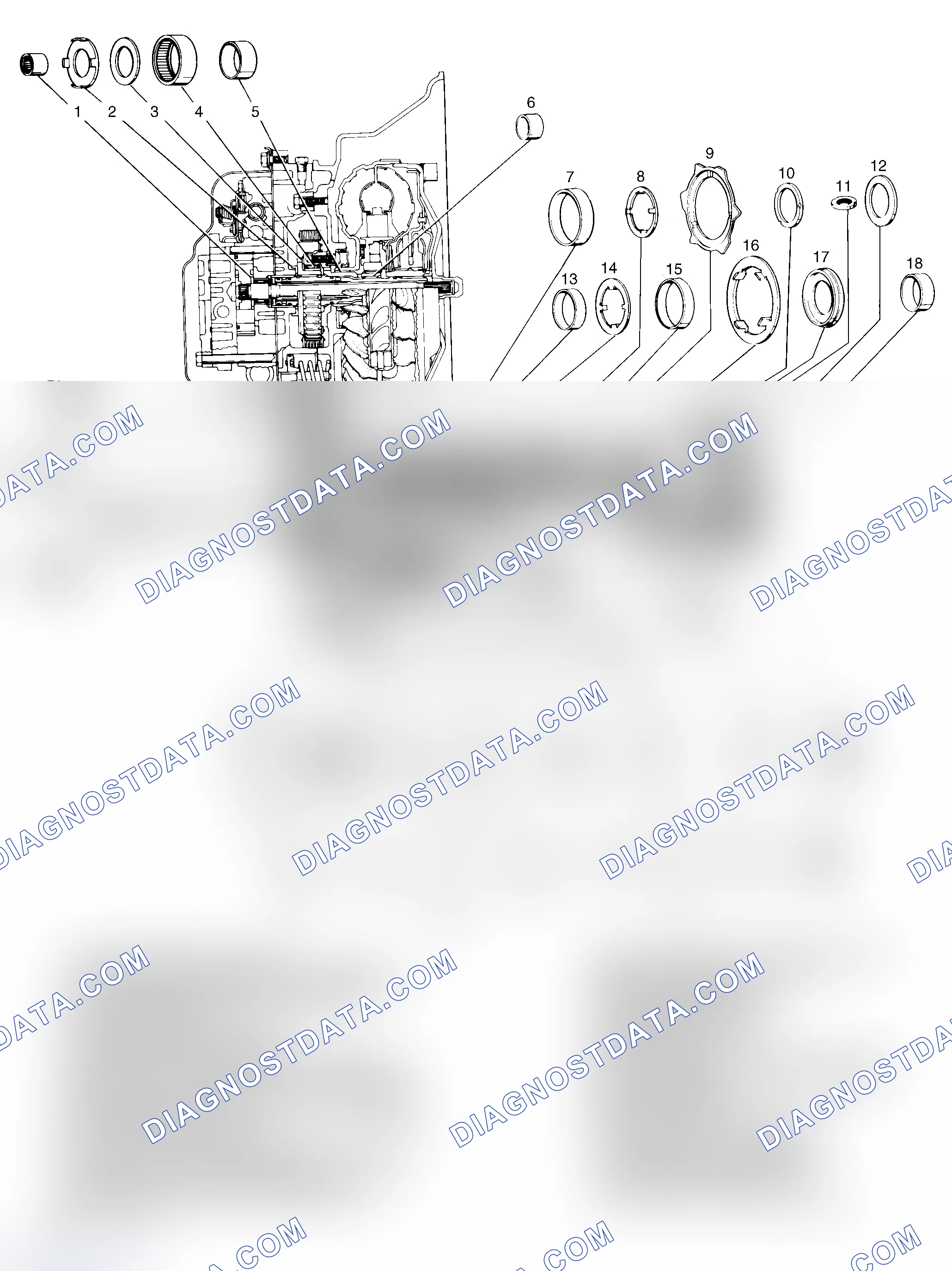 Scheme 48: TRANSAXLE DISASSEMBLY