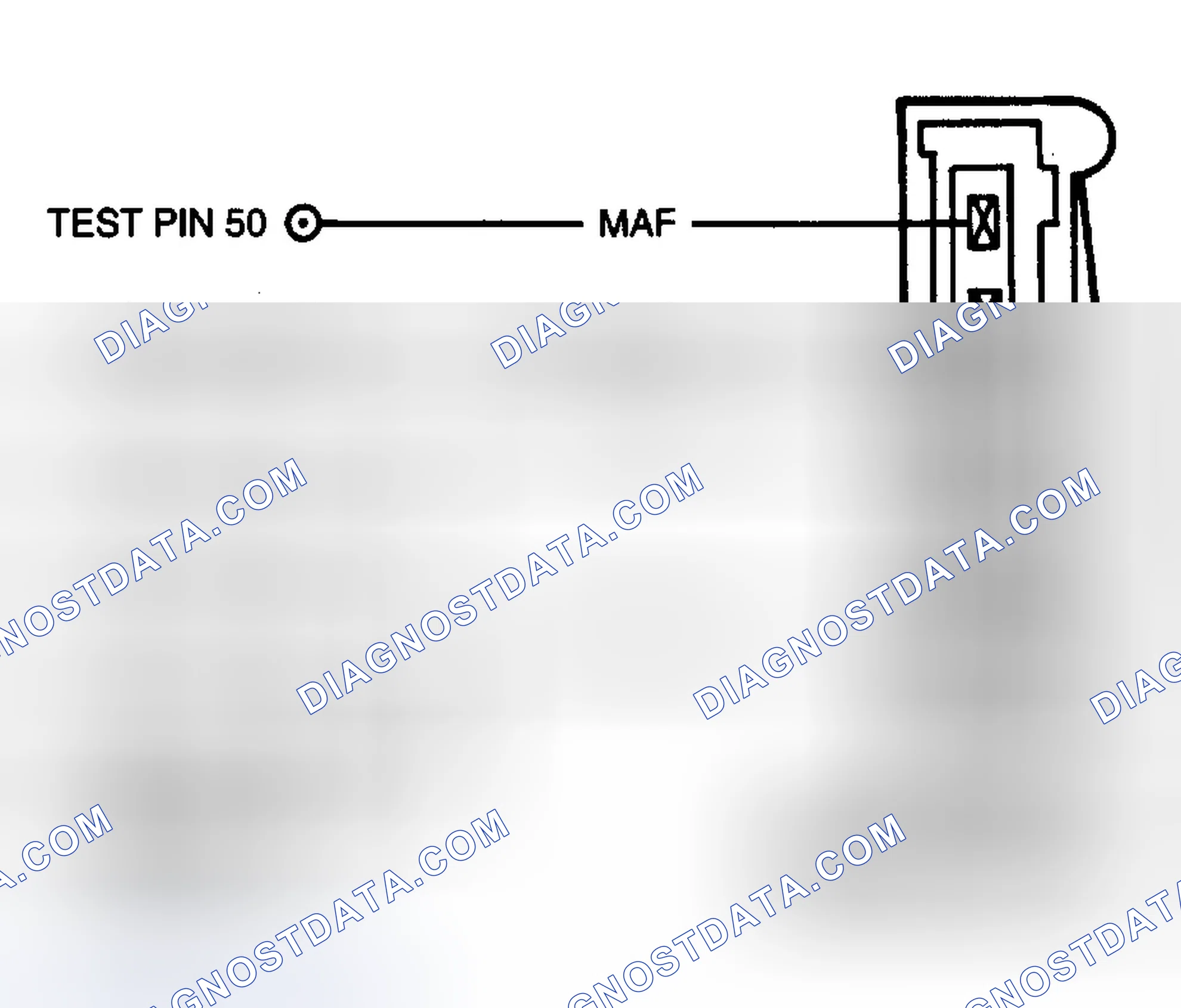 Scheme 25: Mass Airflow (MAF) Sensor Circuits/Connector Terminals (Contour & Mystique)