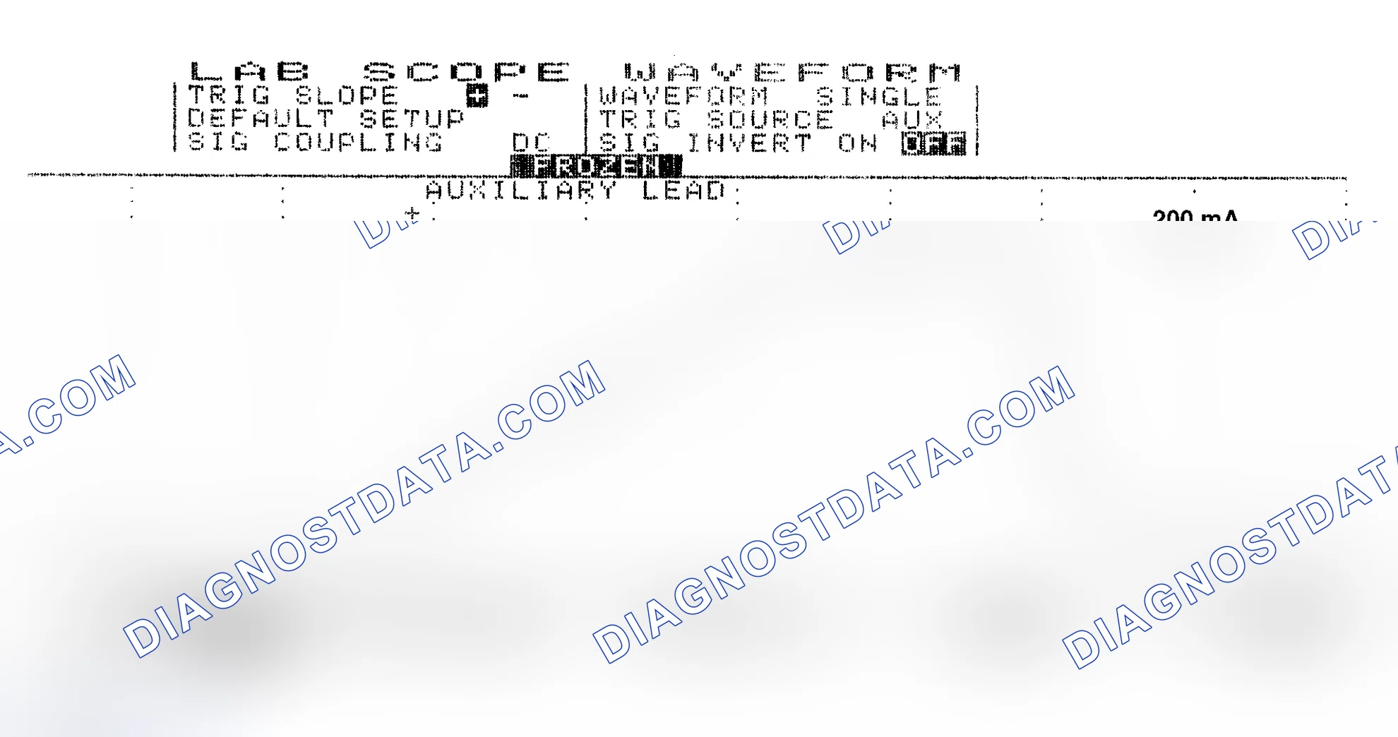 Scheme 13: Single Injector w/Normal Current Flow - Current Pattern