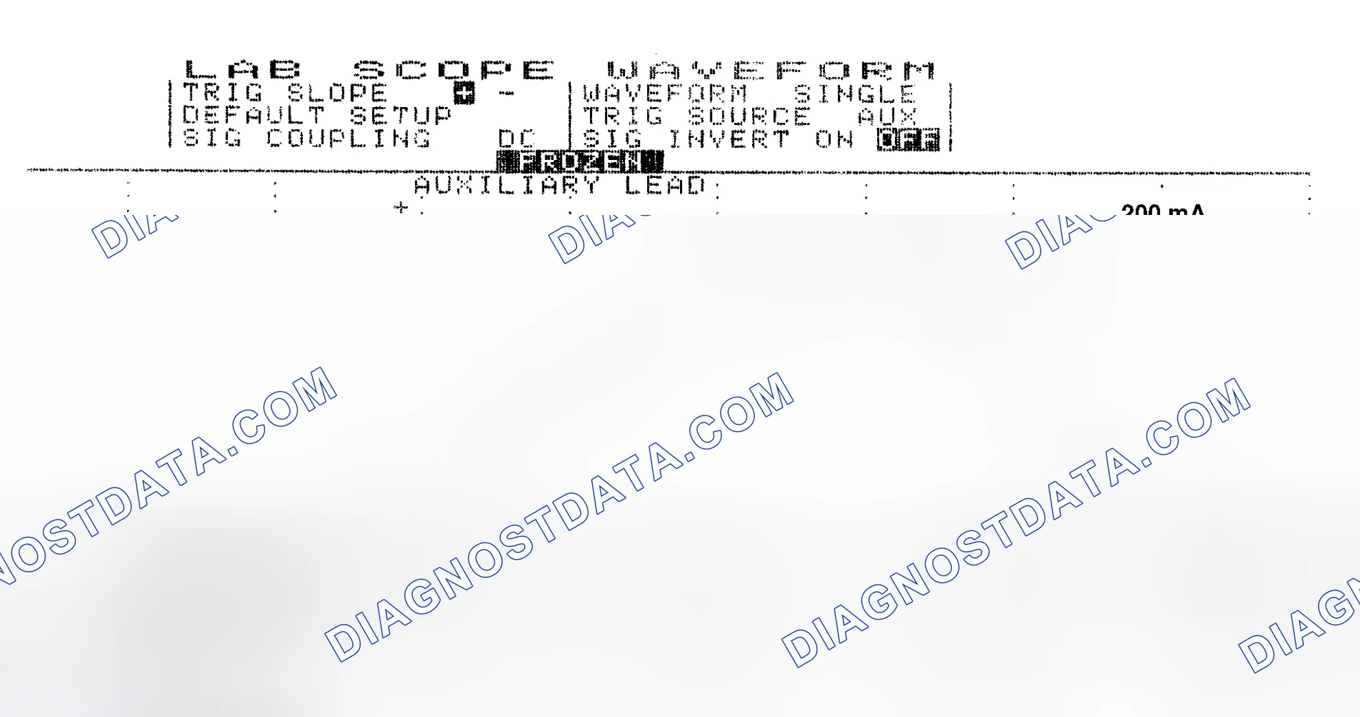 Scheme 13: Single Injector w/Normal Current Flow - Current Pattern