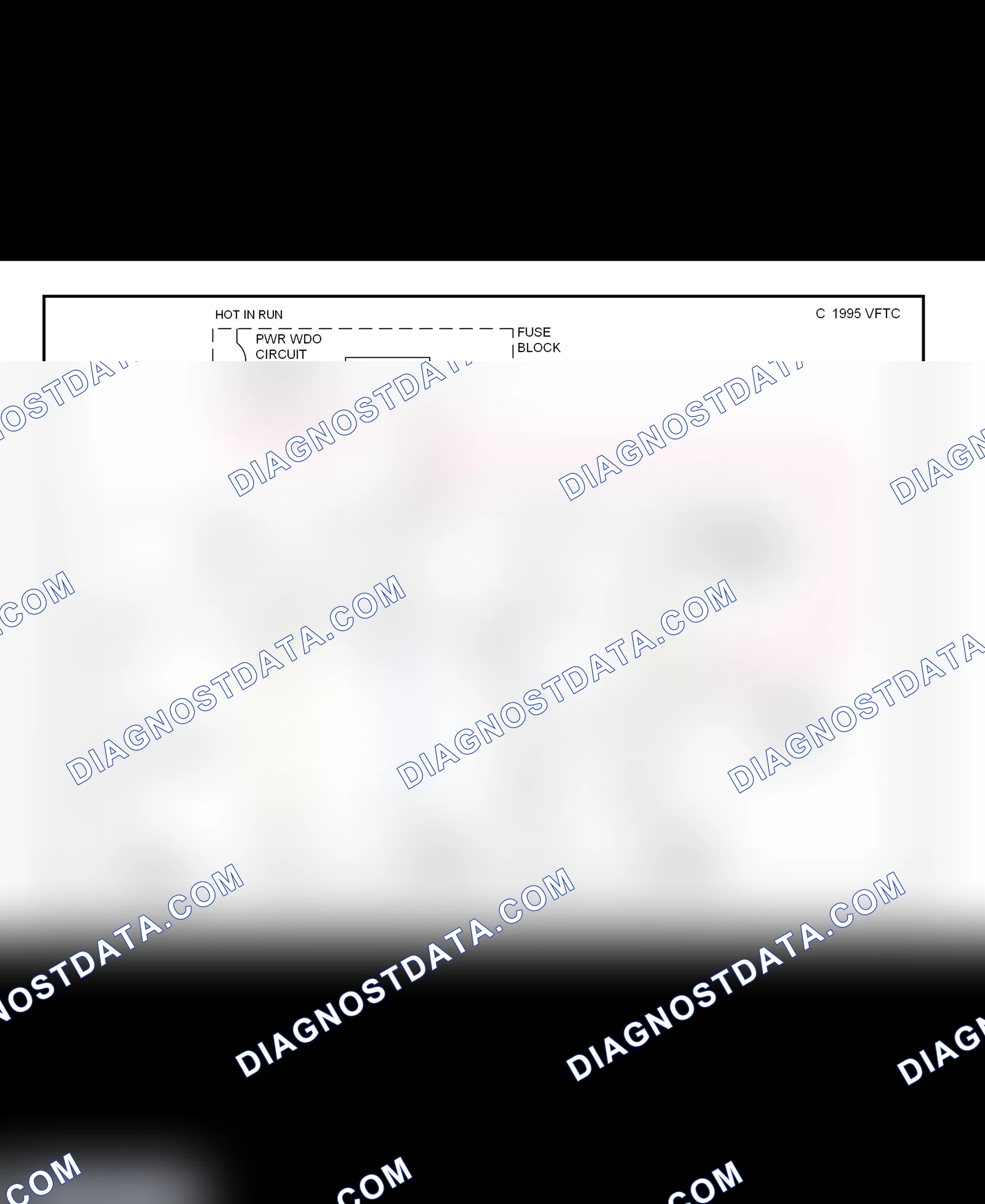 Scheme 1: Power Window Wiring Diagram