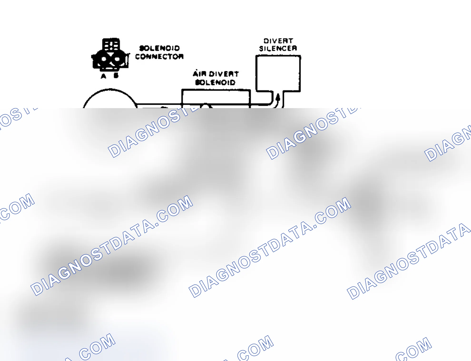 Scheme 557: Schematic C6A, Electric Divert (2.8L W/ Man. Trans.)