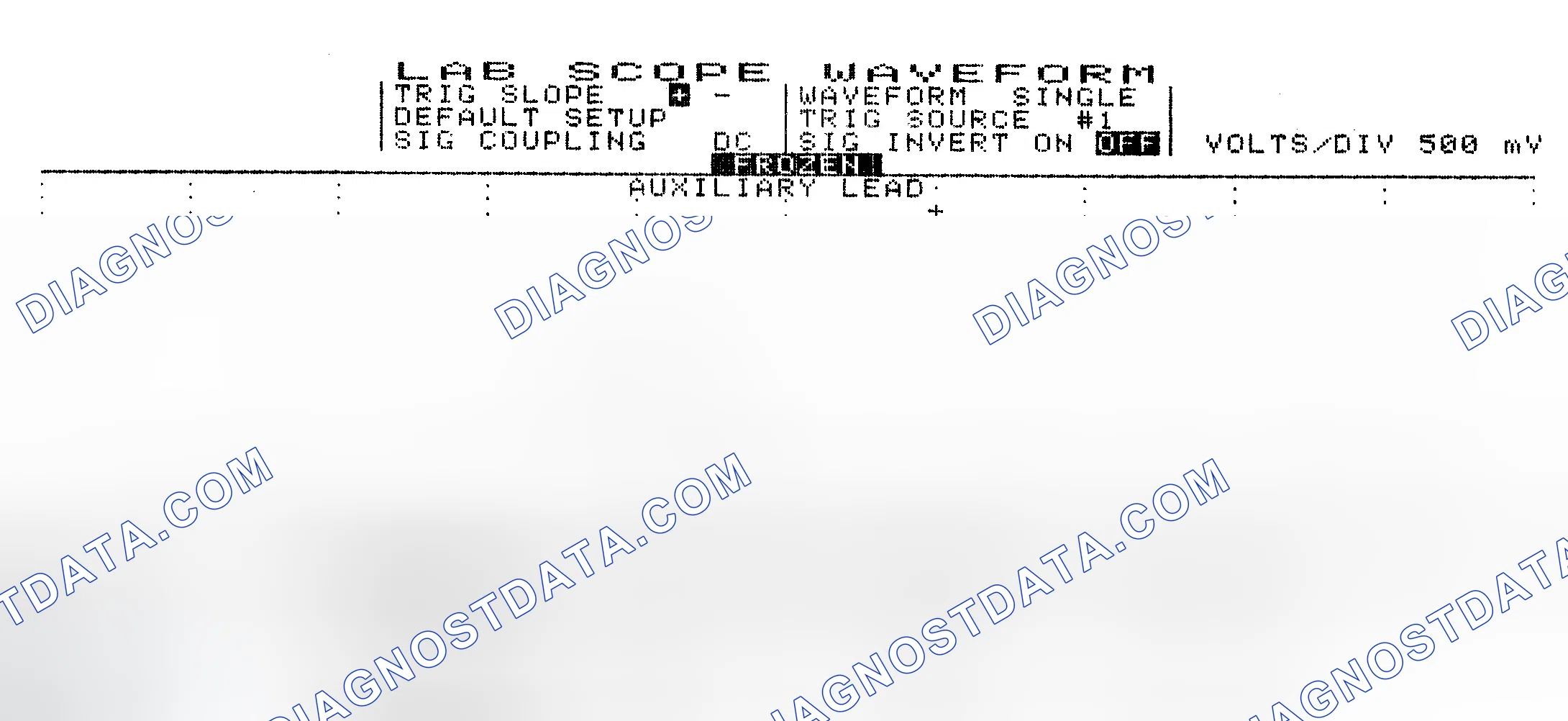 Scheme 10: Single Injector w/Excessive Current Flow - Current Pattern