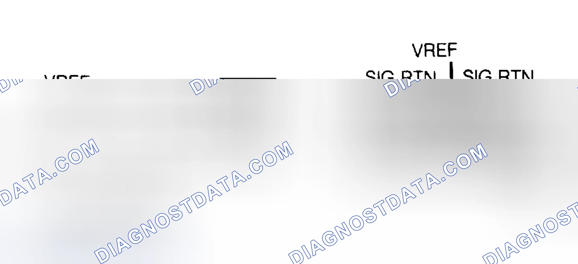 Scheme 174: VAF Sensor Circuit & Connector Terminals ID (1.8L)