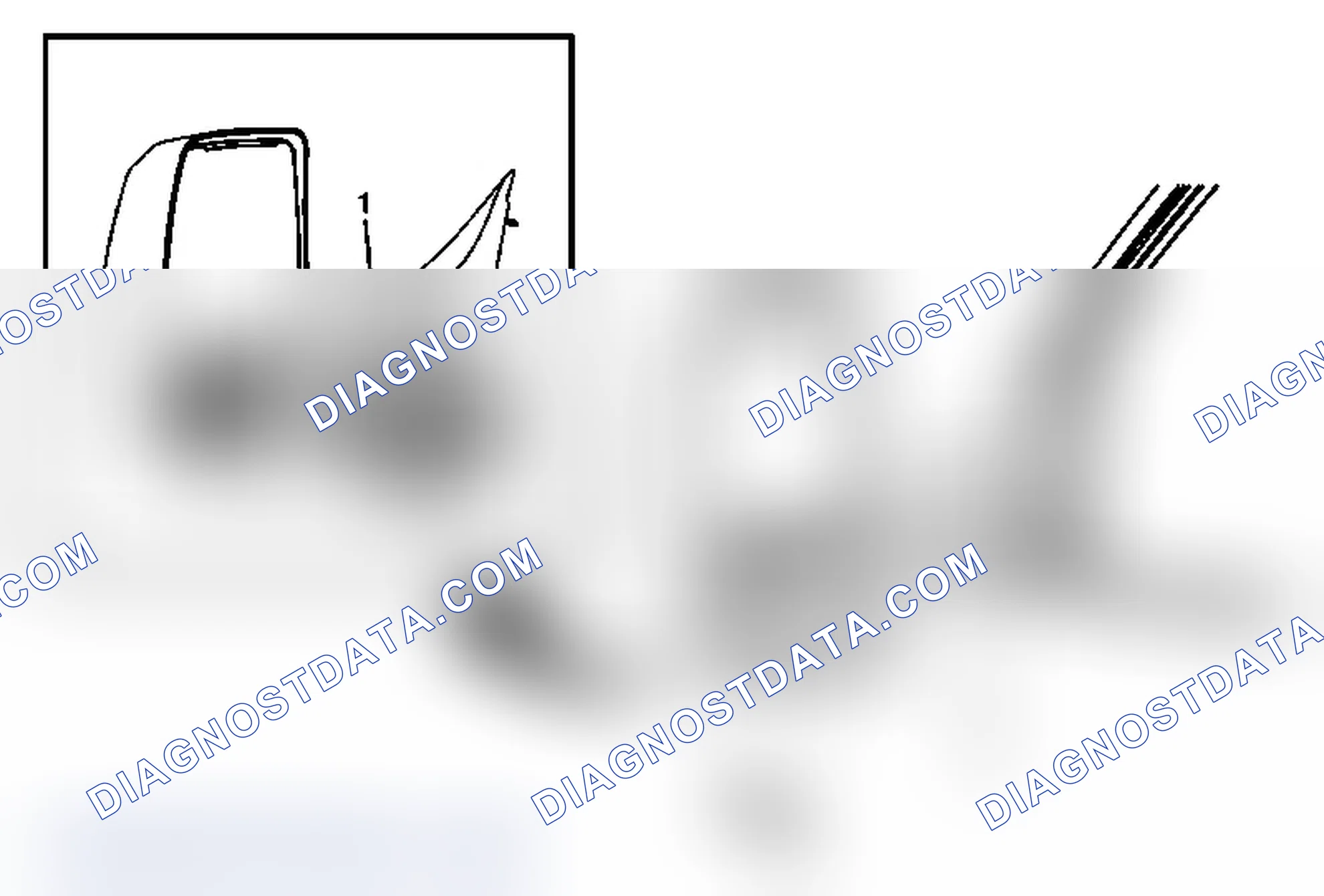 Scheme 4: Outside Rearview Mirror Glass Replacement - Lower