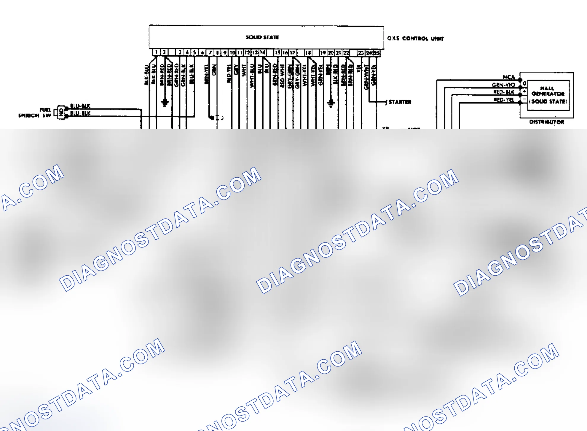 Scheme 12: CIS-E Wiring Diagram (5000CS - Turbo & Quattro)