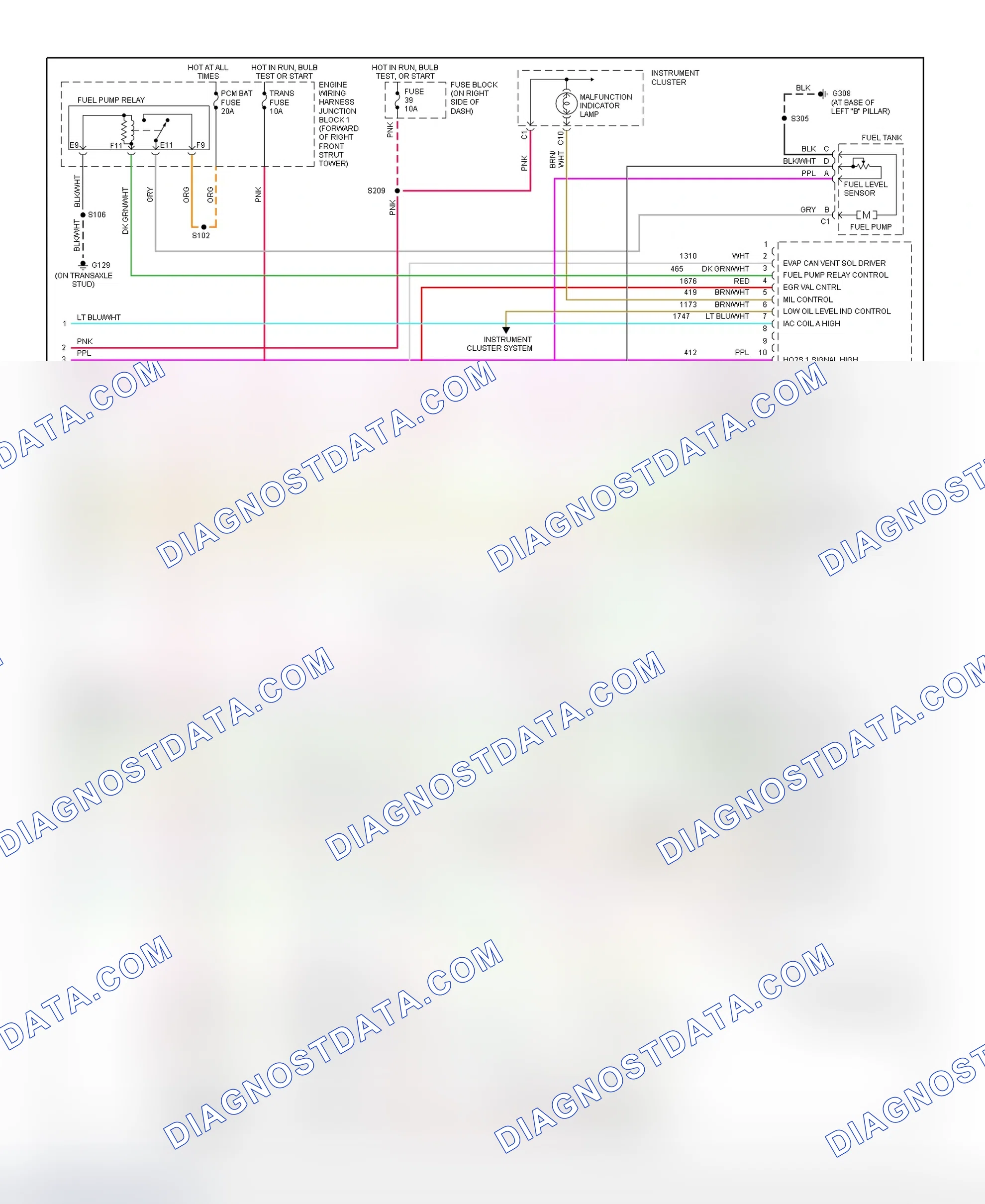 Scheme 137: PCM Wiring Diagram (Lumina & Monte Carlo - 3.8L - 4 Of 4)